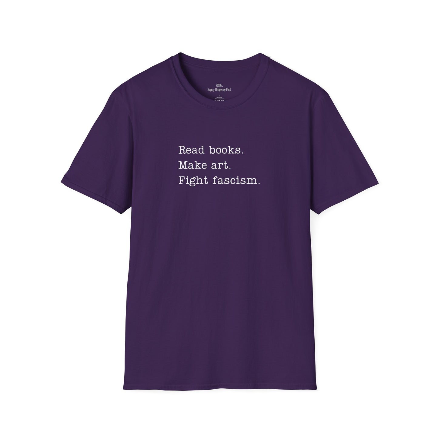 Read Books, Fight Fascism Activist Tee Shirt