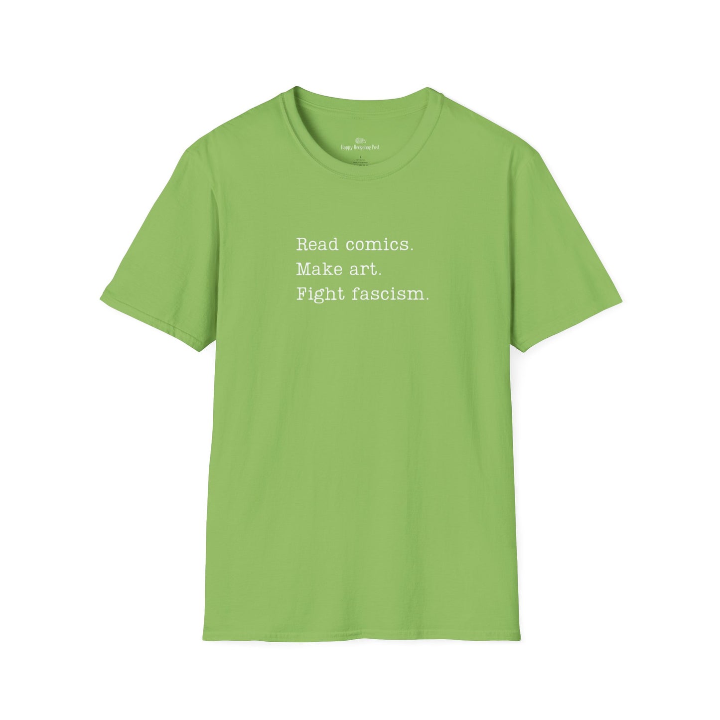 Read Comics, Fight Fascism Activist Tee Shirt