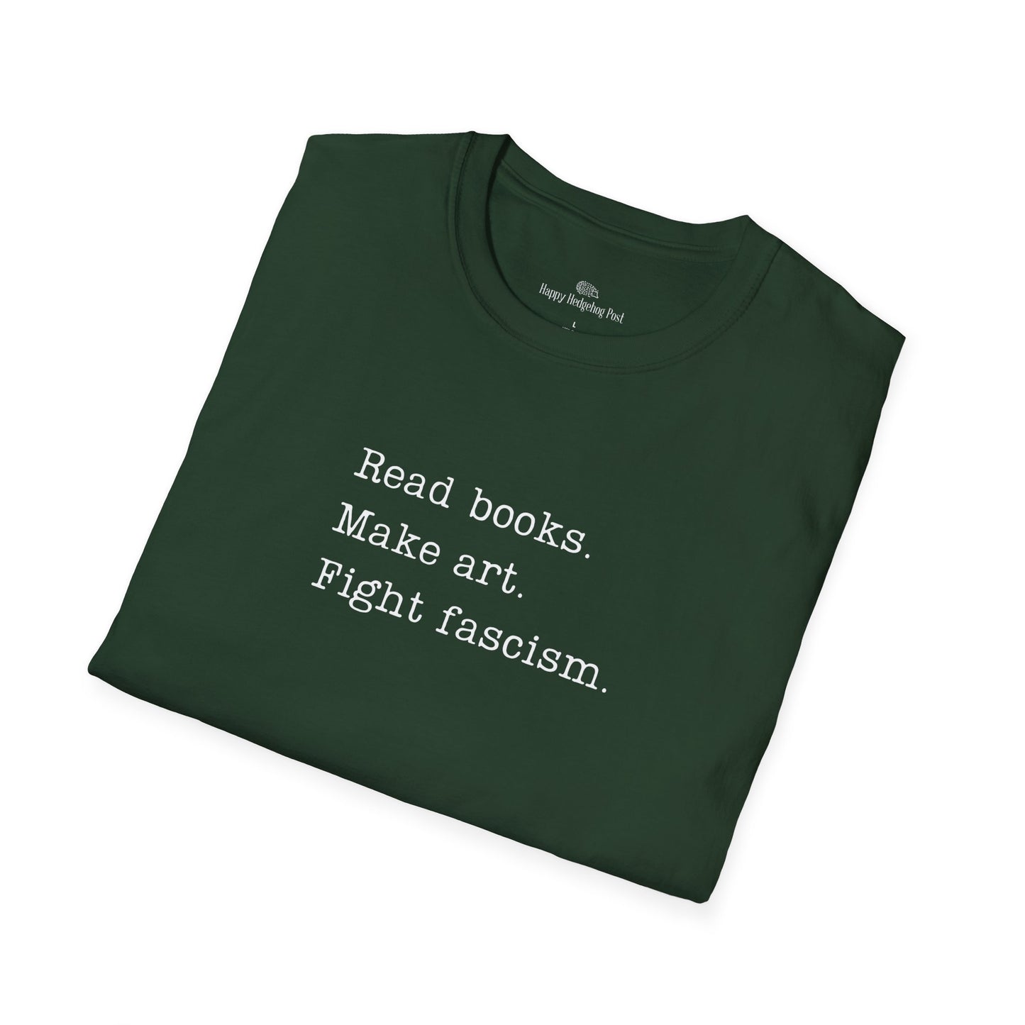 Read Books, Fight Fascism Activist Tee Shirt