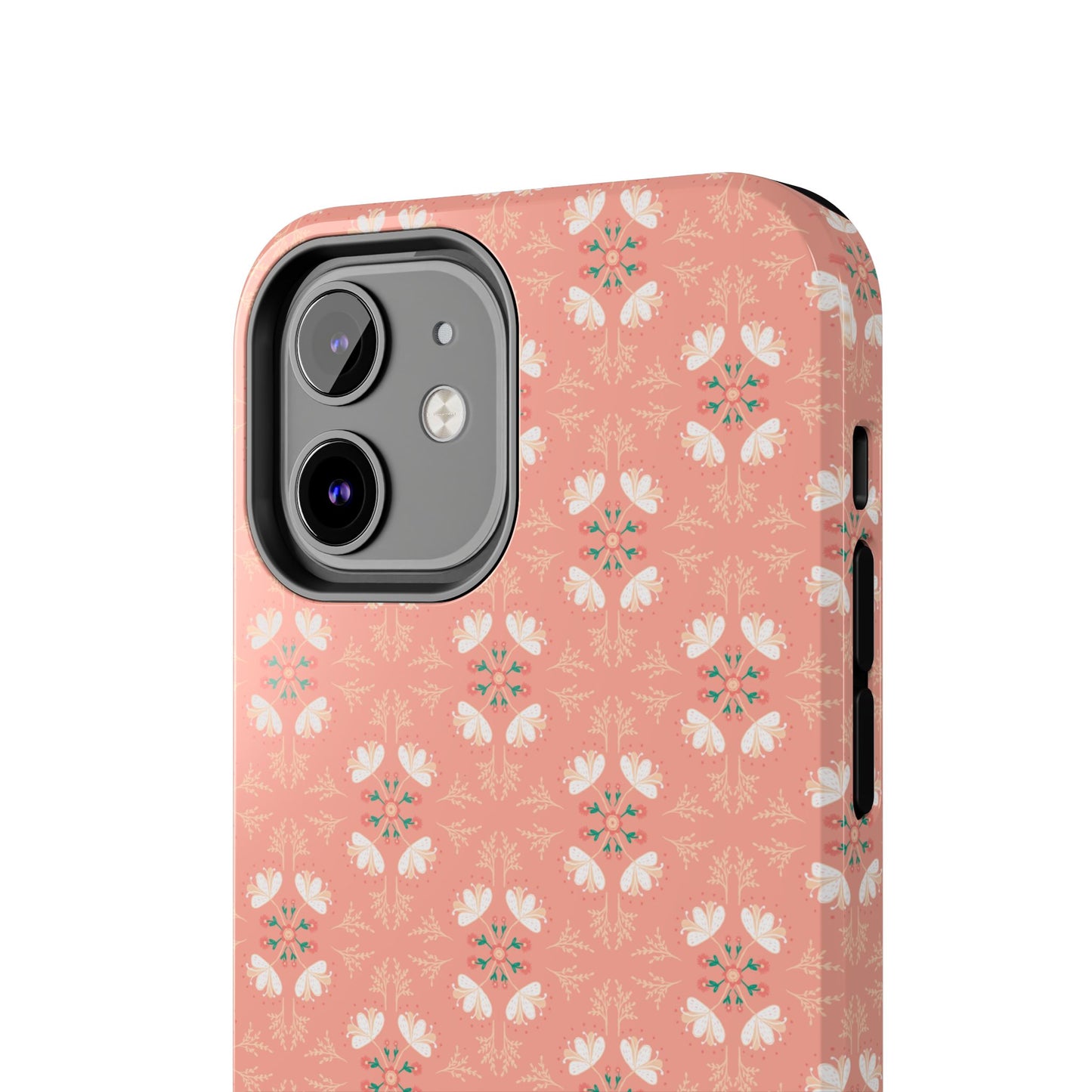 Pink Floral Tough Phone Cases
