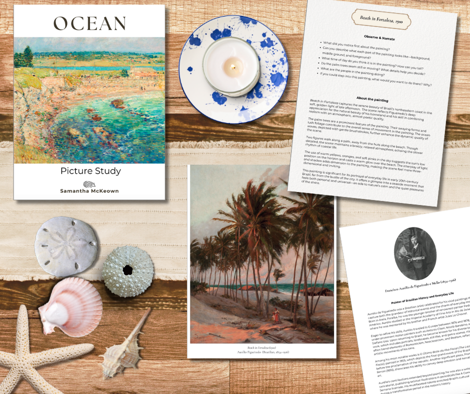 Ocean Picture Study + Printable Art
