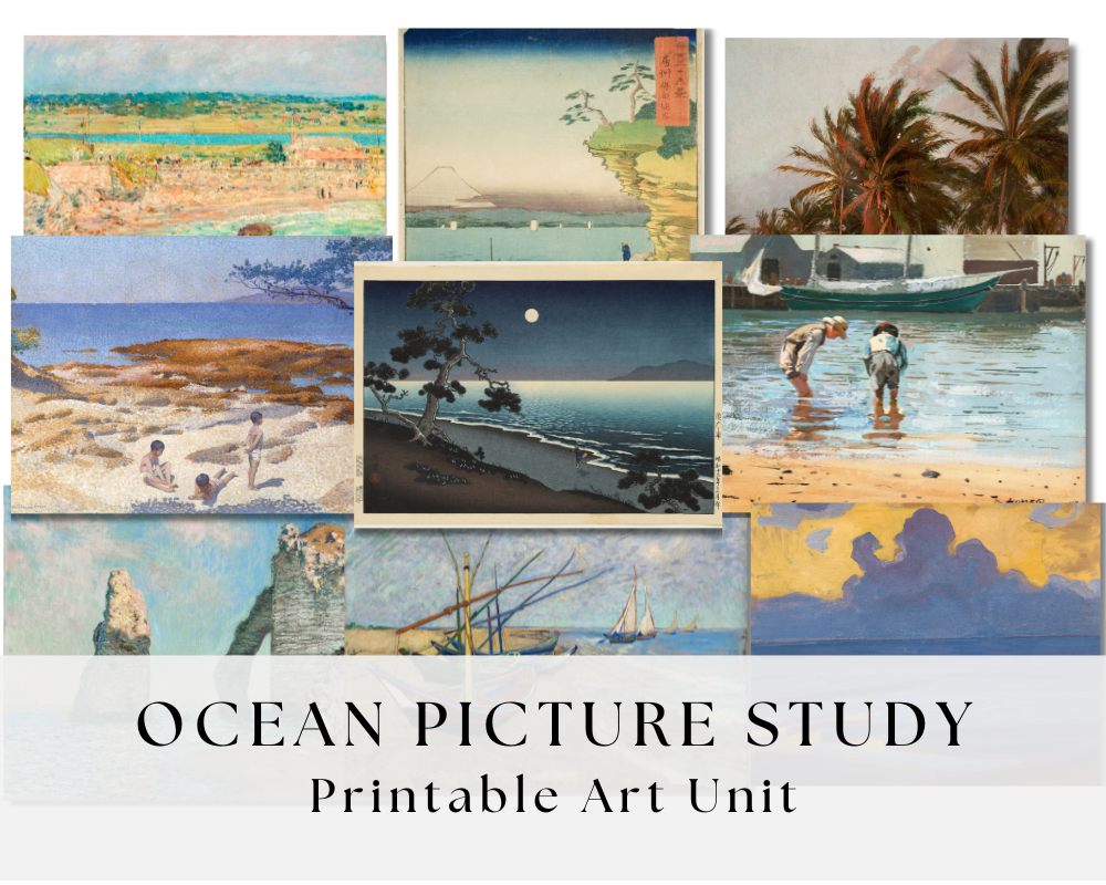 Ocean Picture Study + Printable Art