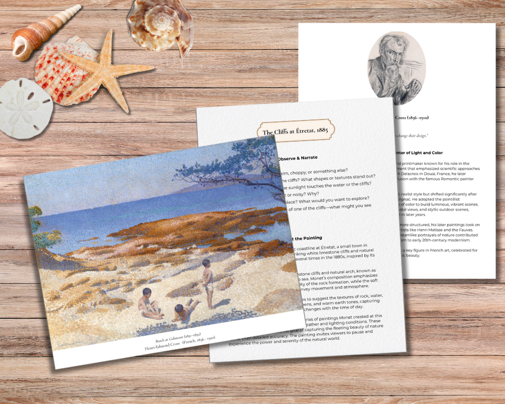 Ocean Picture Study + Printable Art