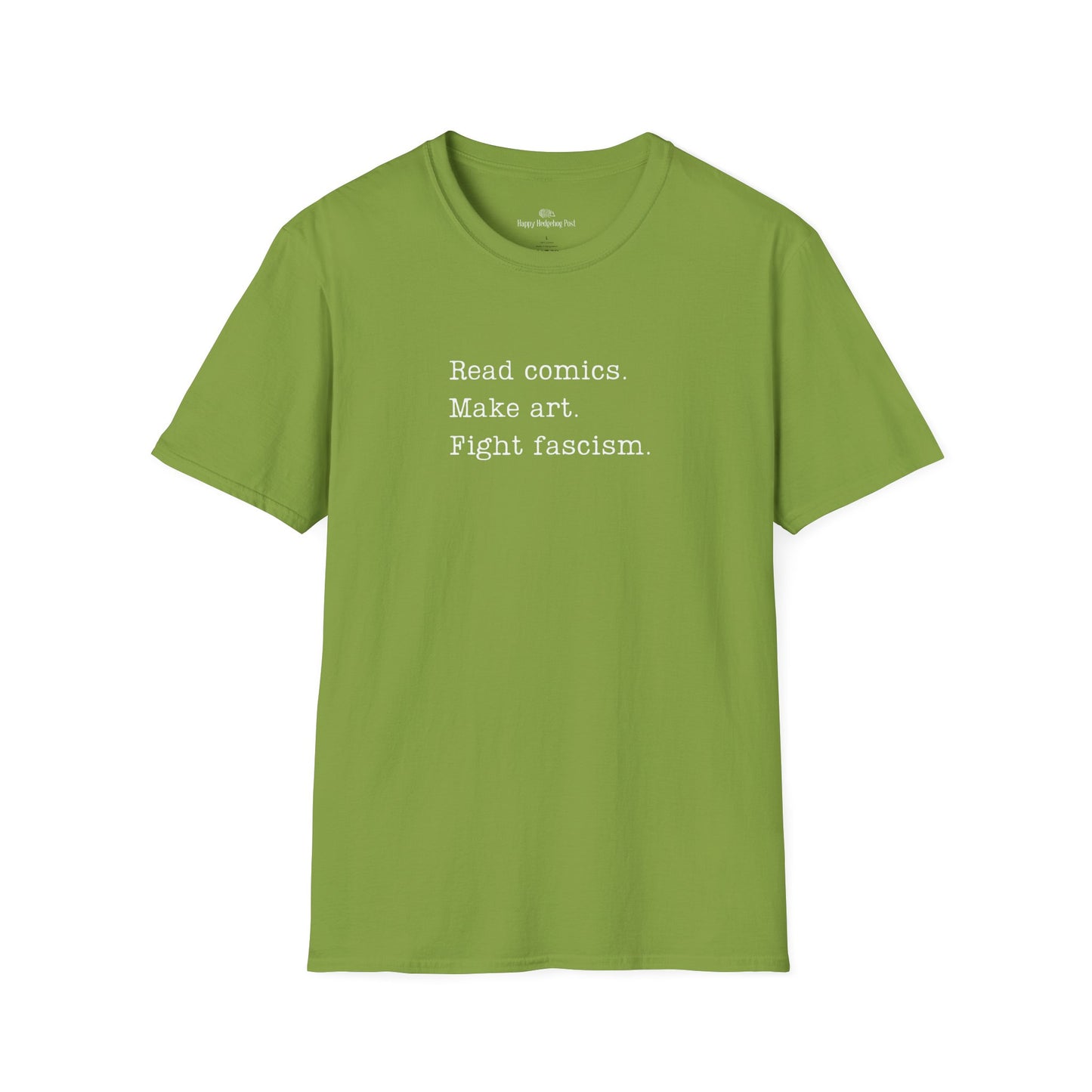 Read Comics, Fight Fascism Activist Tee Shirt