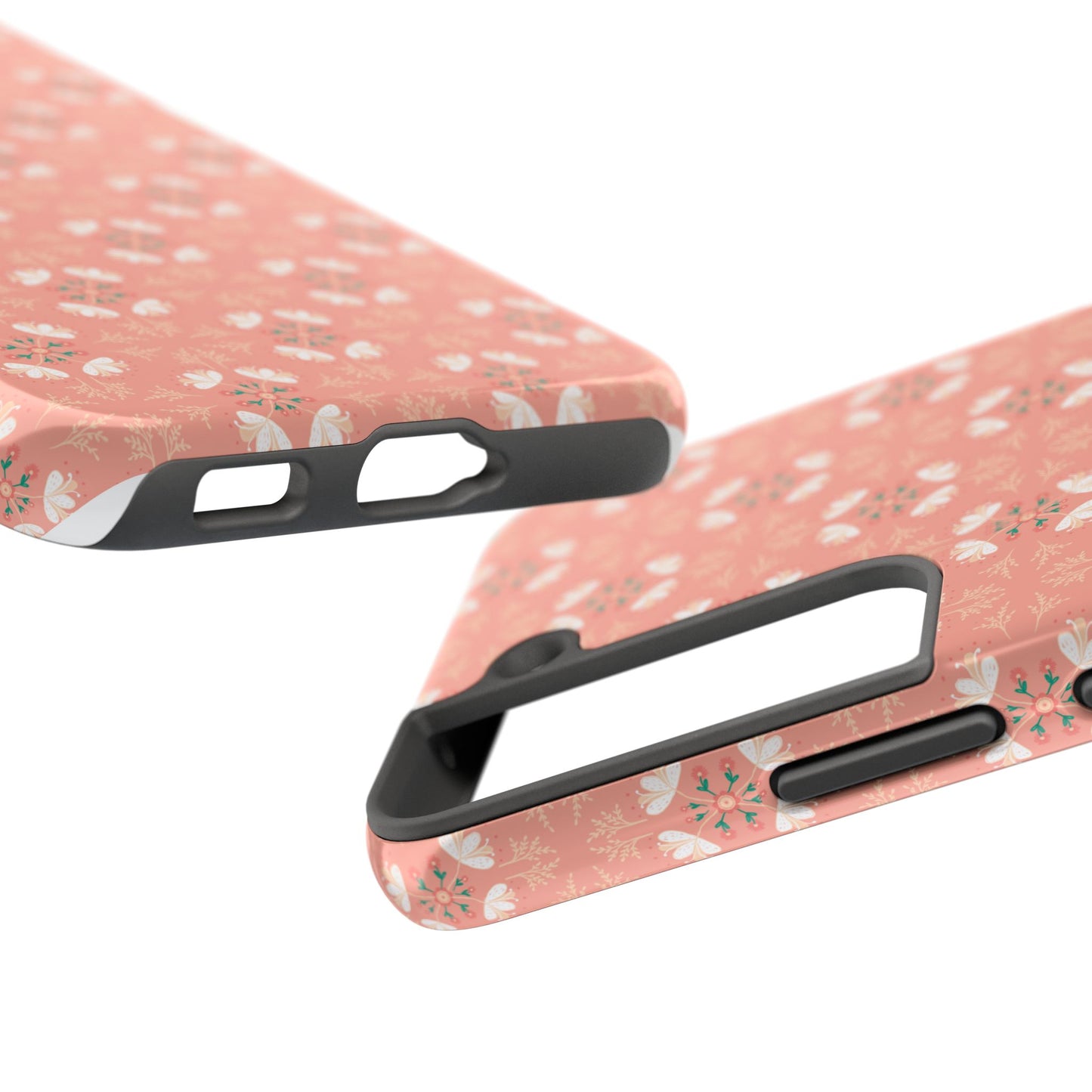 Pink Floral Tough Phone Cases