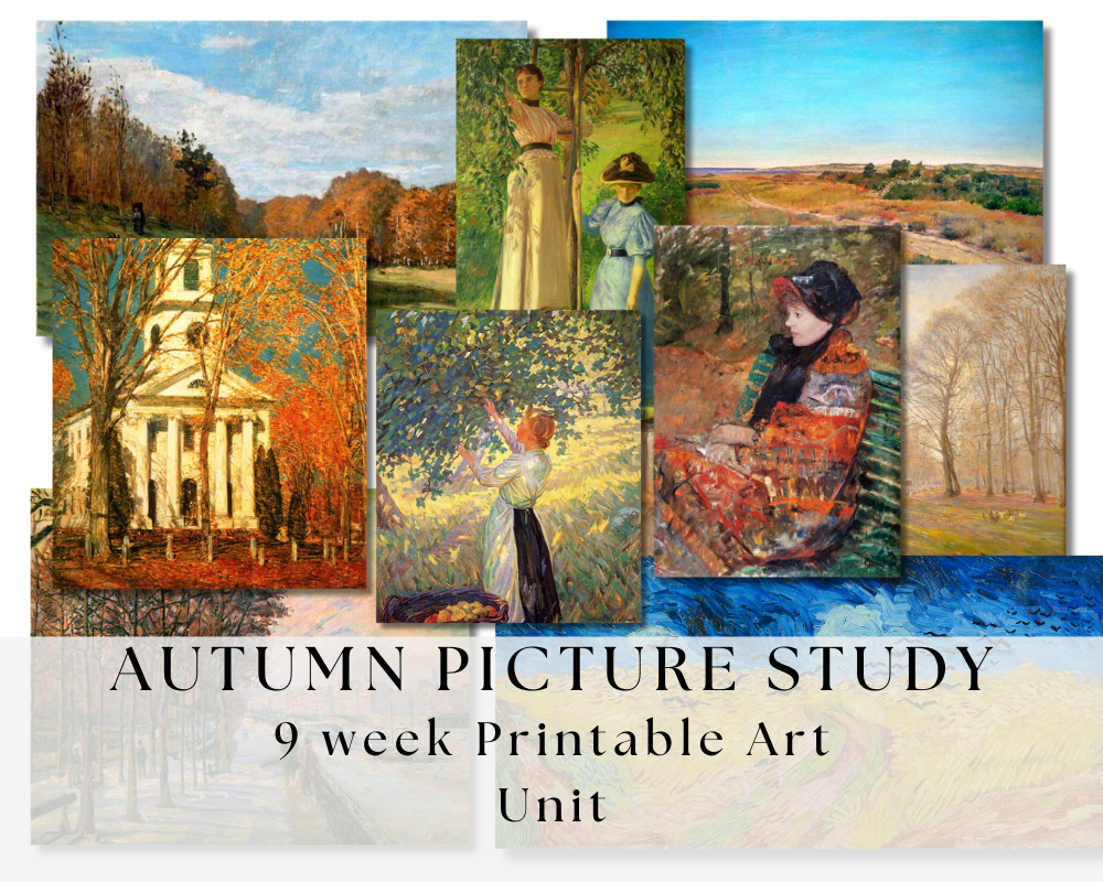 Autumn Impressionist Picture Study + Printable Art