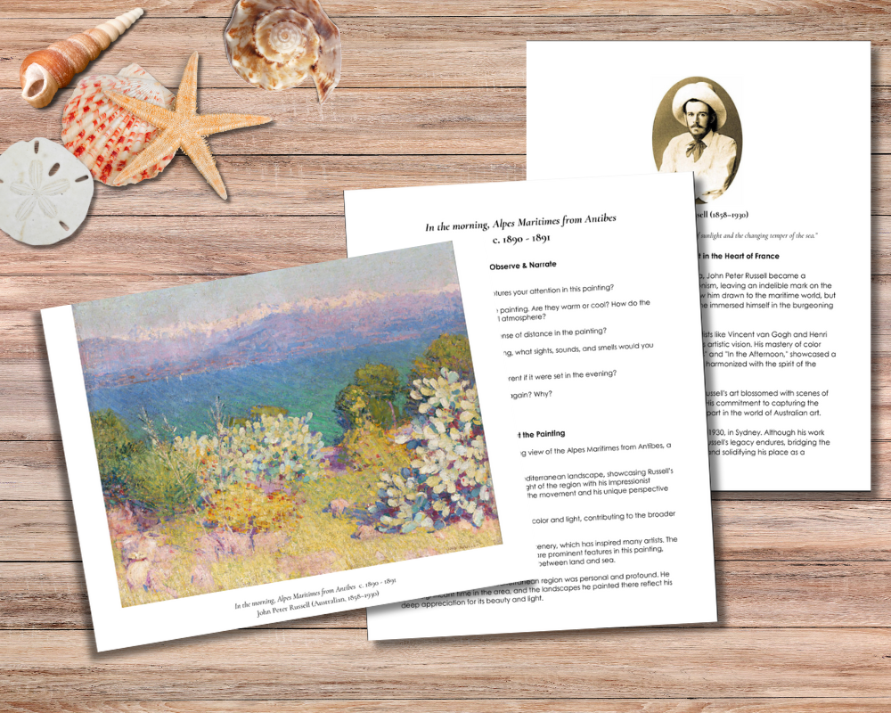 Summer Impressionist Picture Study + Printable Art