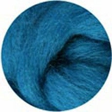 a close up of a blue towel in a blue bowl 