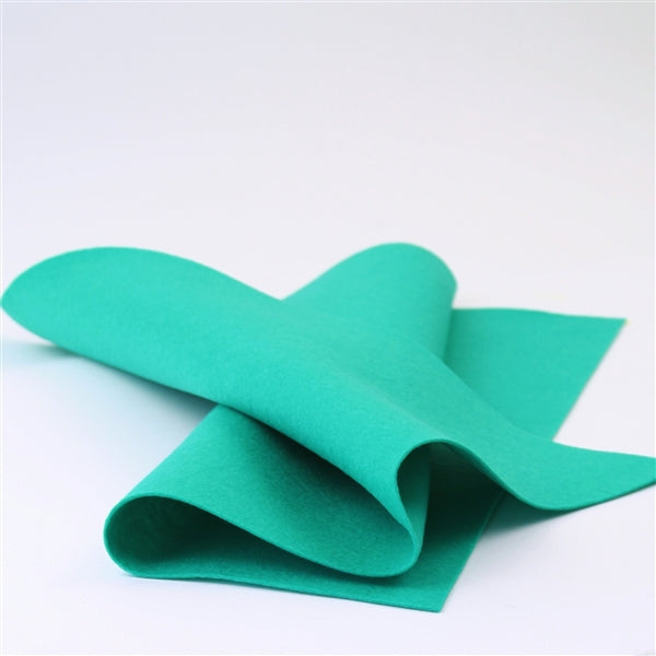 Teal Merino Wool Felt Sheet