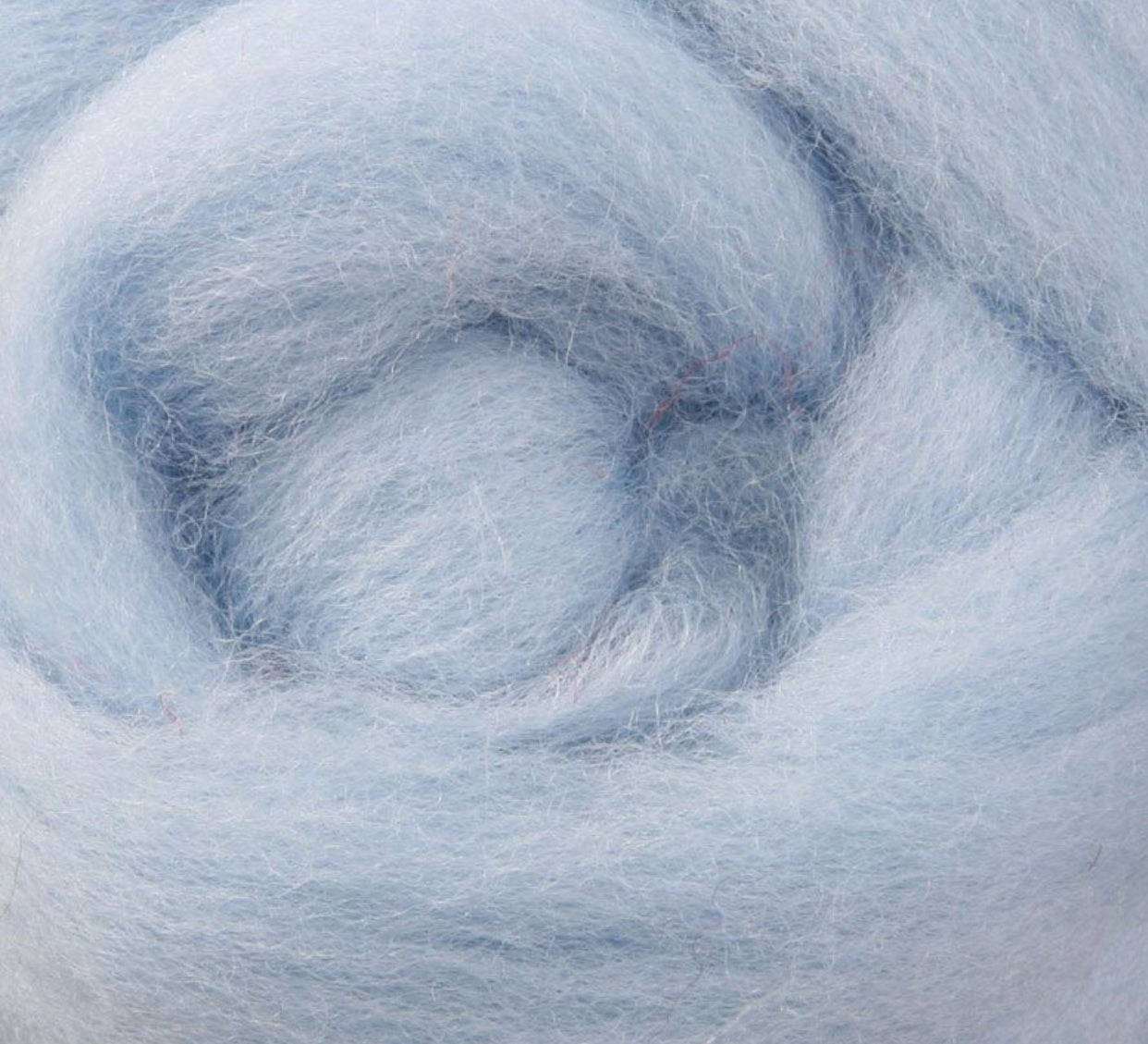 Ice Blue NZ Corriedale Wool Roving