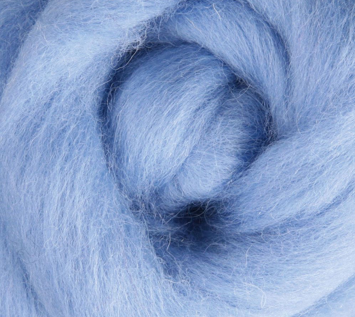 Sky Blue NZ Corriedale Wool Roving