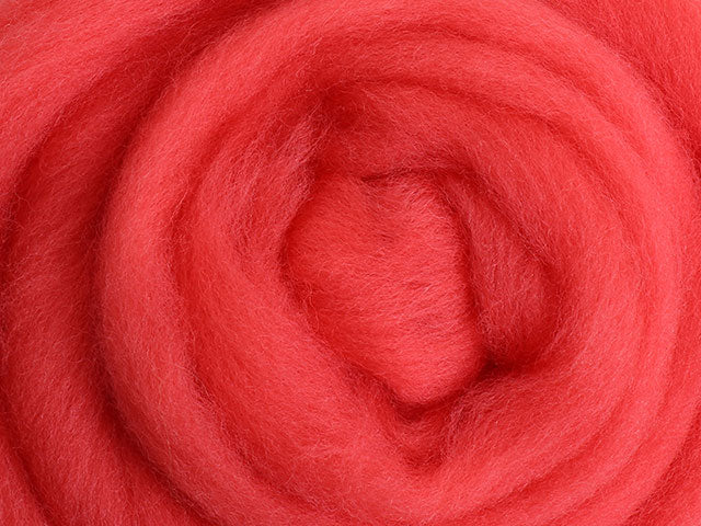 Coral NZ Corriedale Wool Roving
