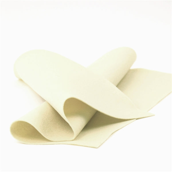 Ivory Merino Wool Felt Sheet