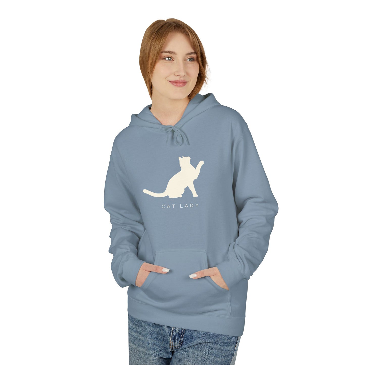 Cat Lady Fleece Hoodie