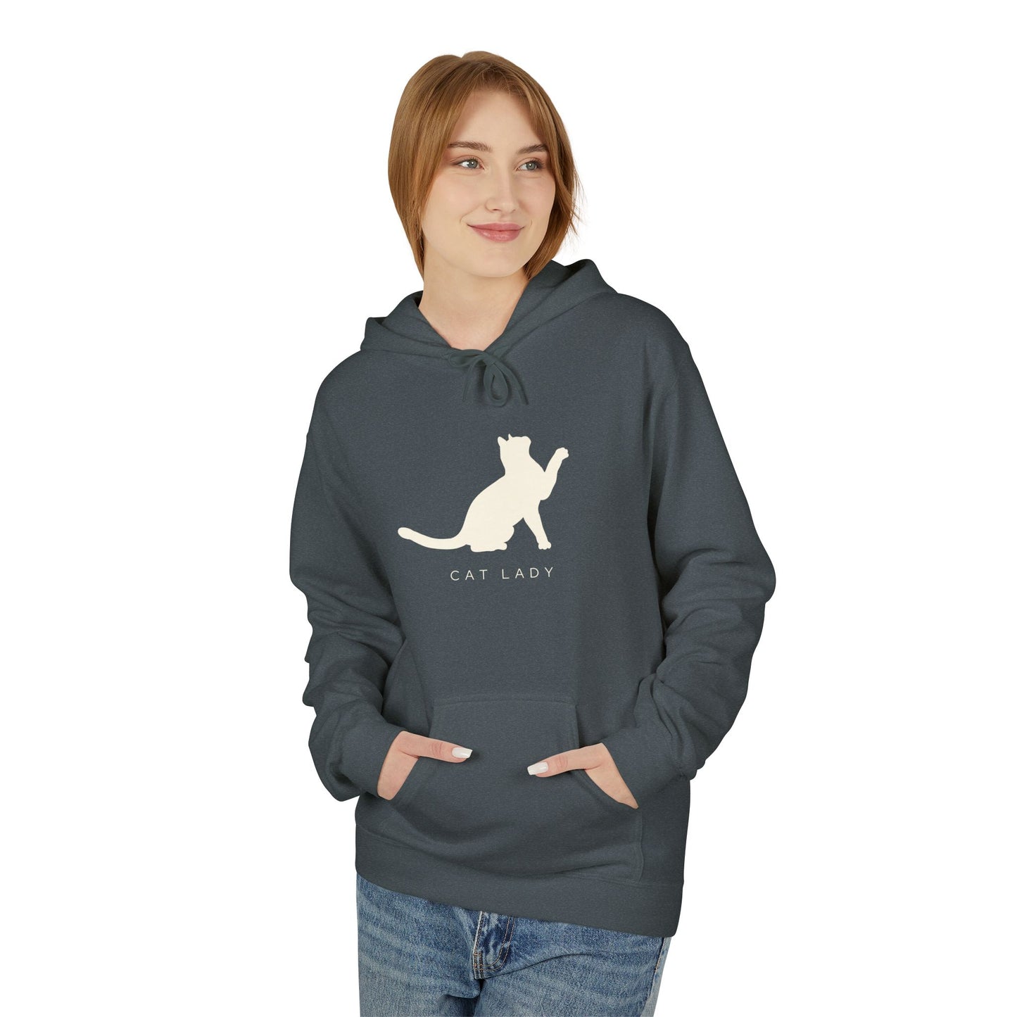 Cat Lady Fleece Hoodie