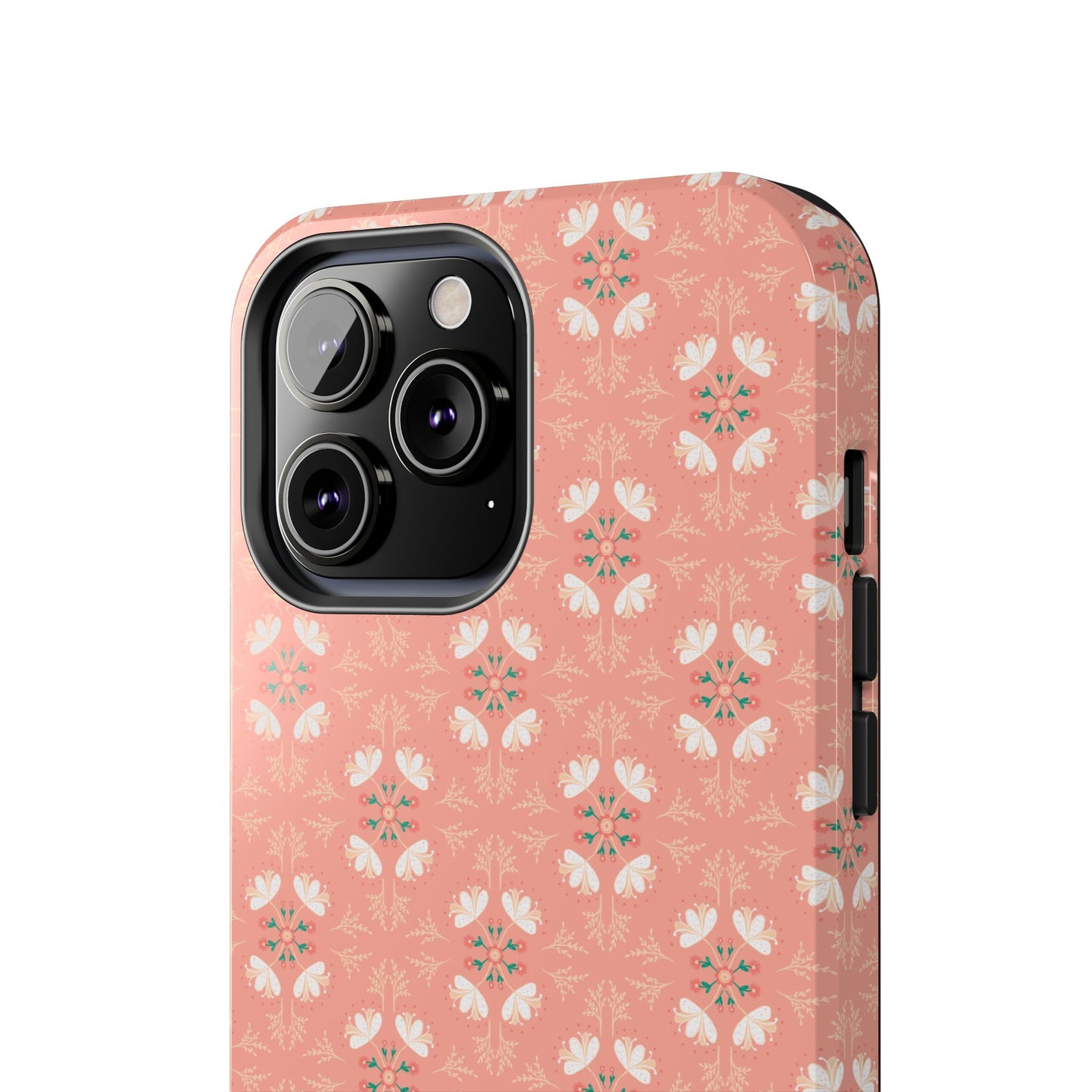 Pink Floral Tough Phone Cases