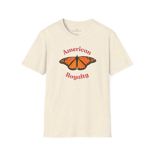 American Royalty Monarch Butterfly T-Shirt | No Kings Protest Tee | ACLU Donation