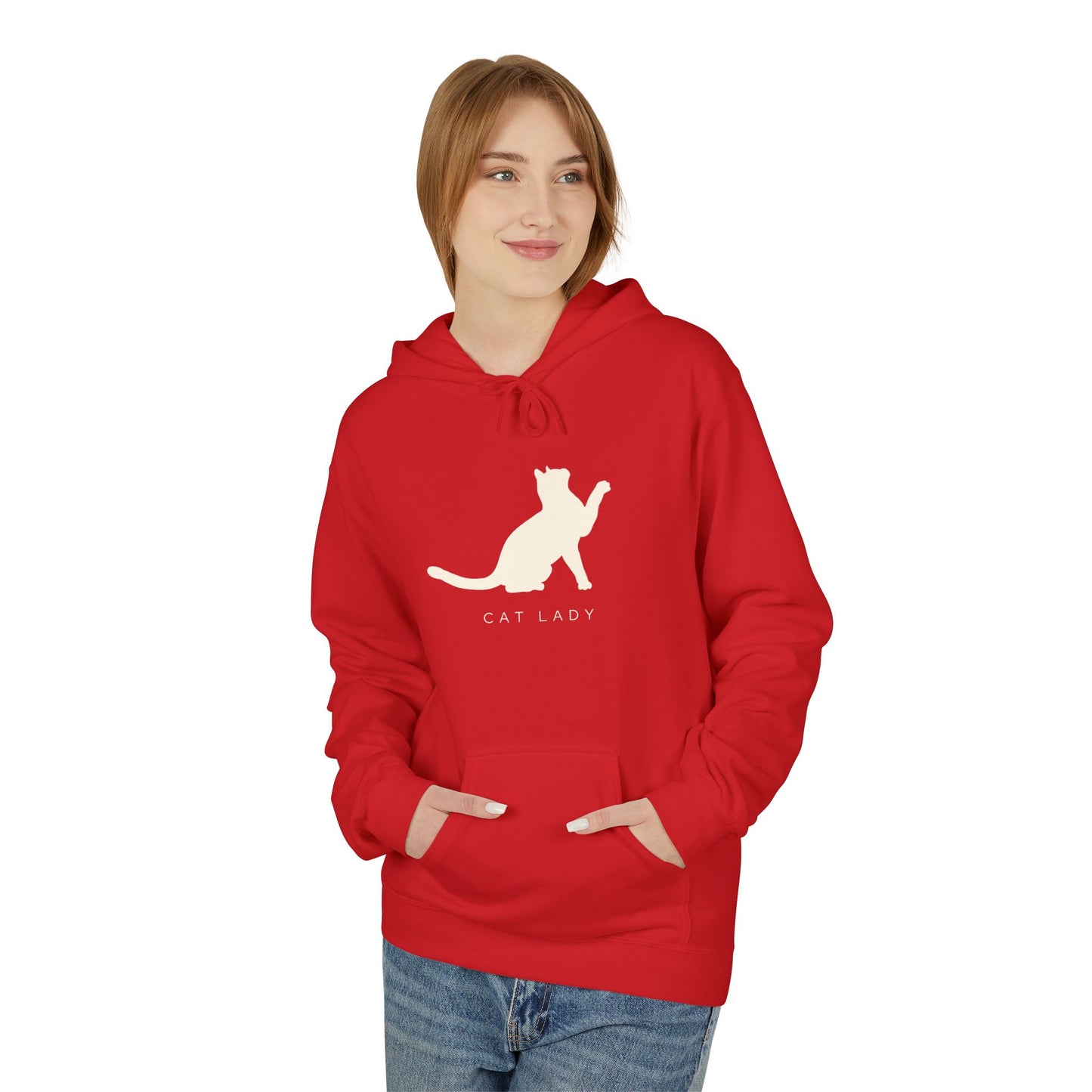 Cat Lady Fleece Hoodie
