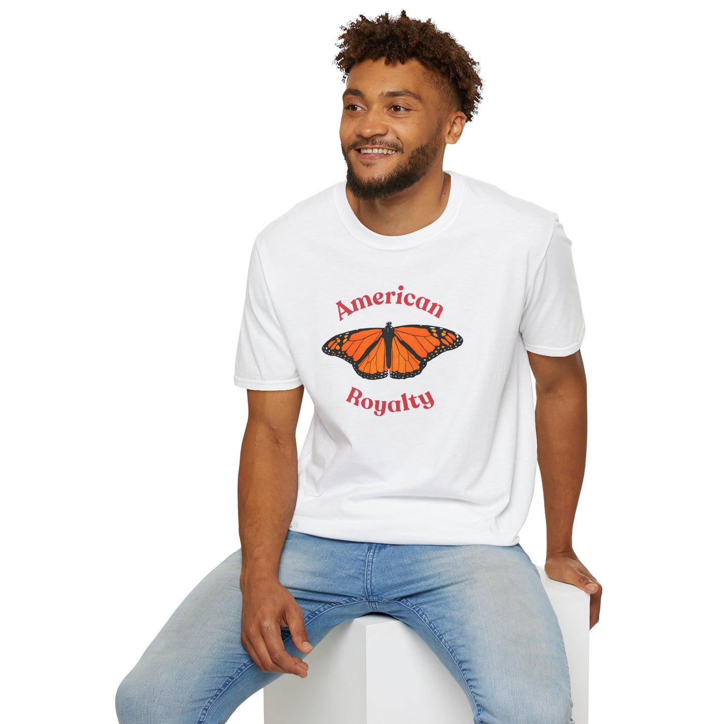 American Royalty Monarch Butterfly T-Shirt | No Kings Protest Tee | ACLU Donation
