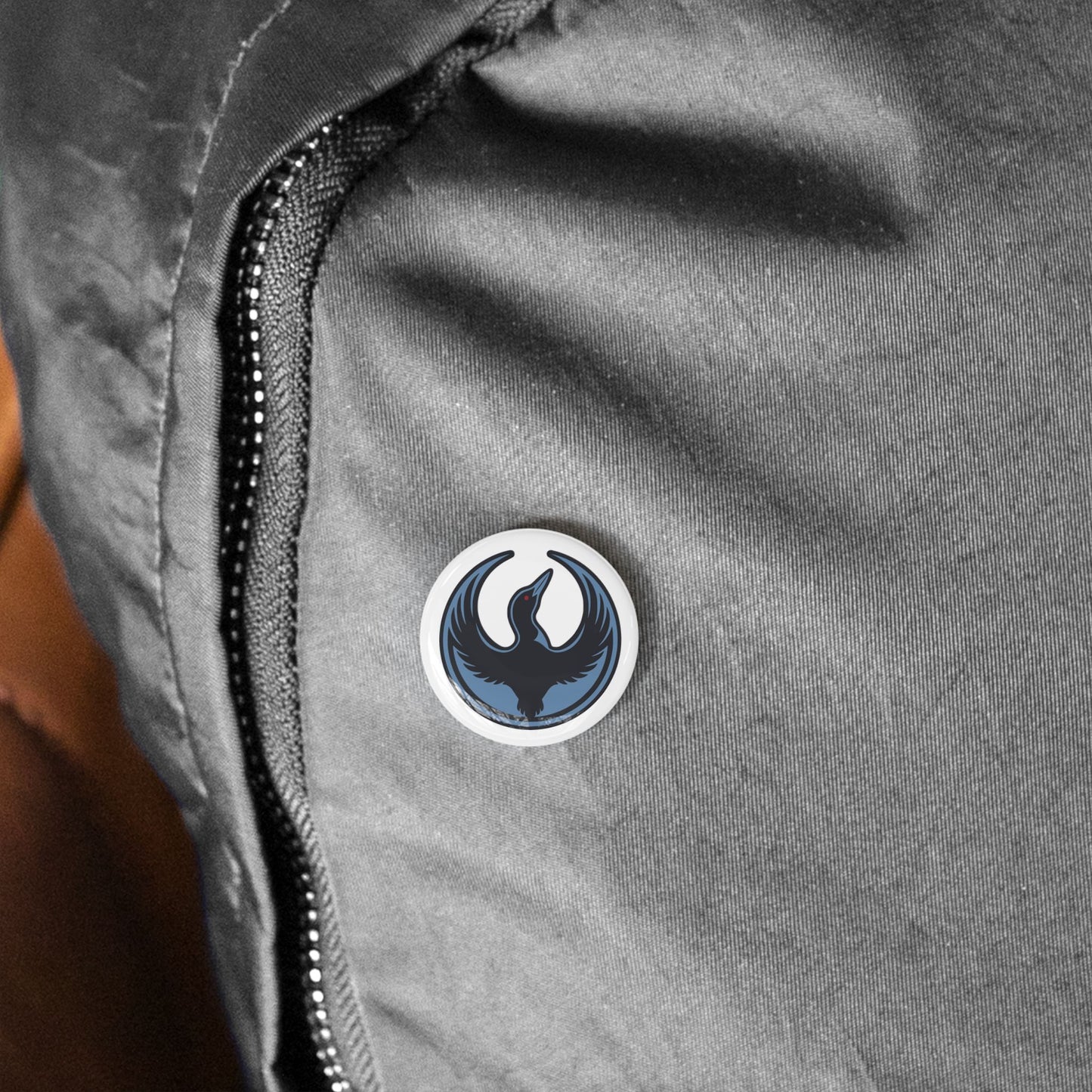 Minnesota Rebel Loon Enamel Pin | Resistance Symbol | Magnetic Backing | 100% Profits to ACLU MN & Second Harvest Heartland