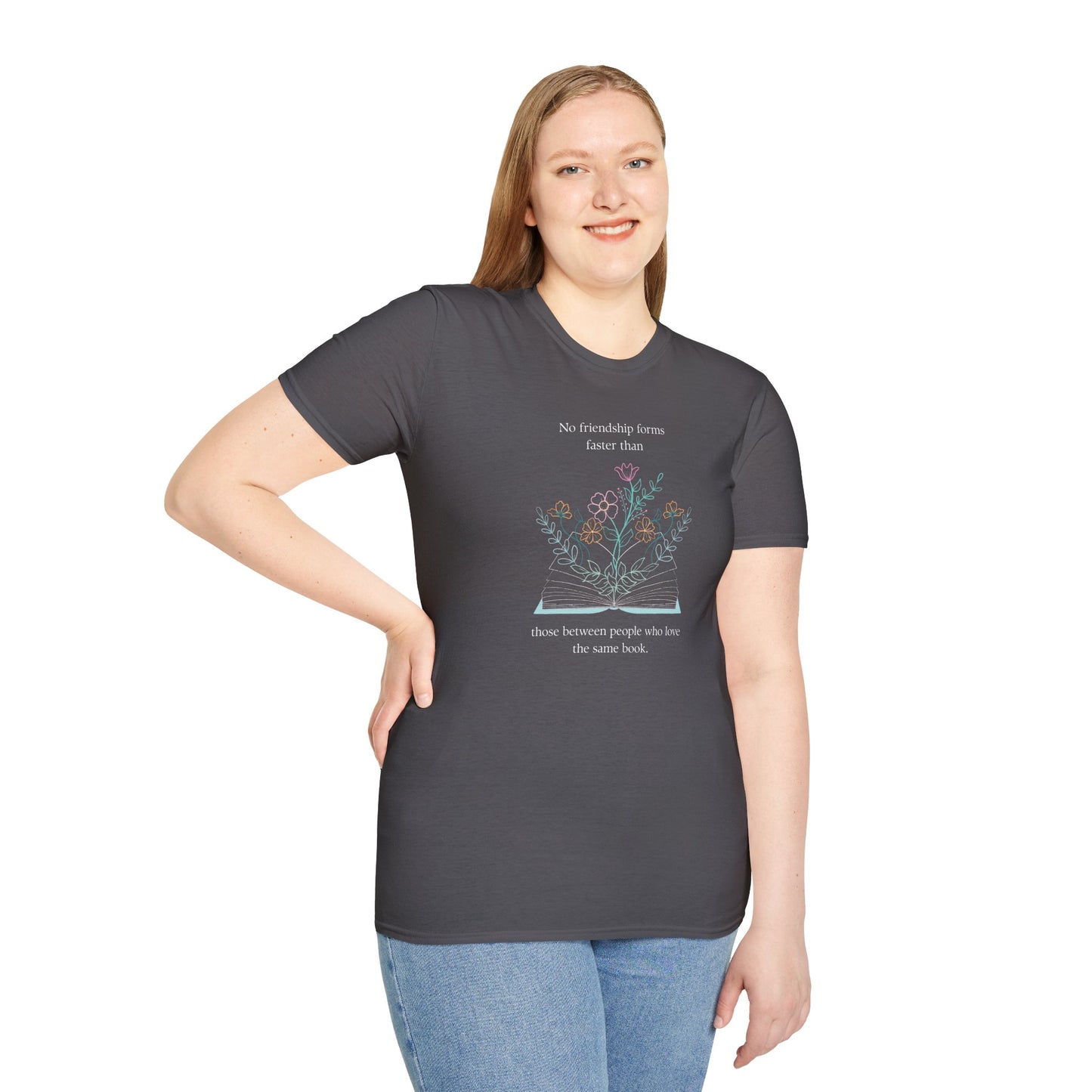 Bonded by Books Tee | Literary Friendship Tee | Gift for Readers