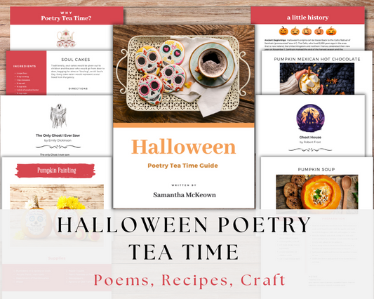 Halloween Poetry Tea Time e-book PDF