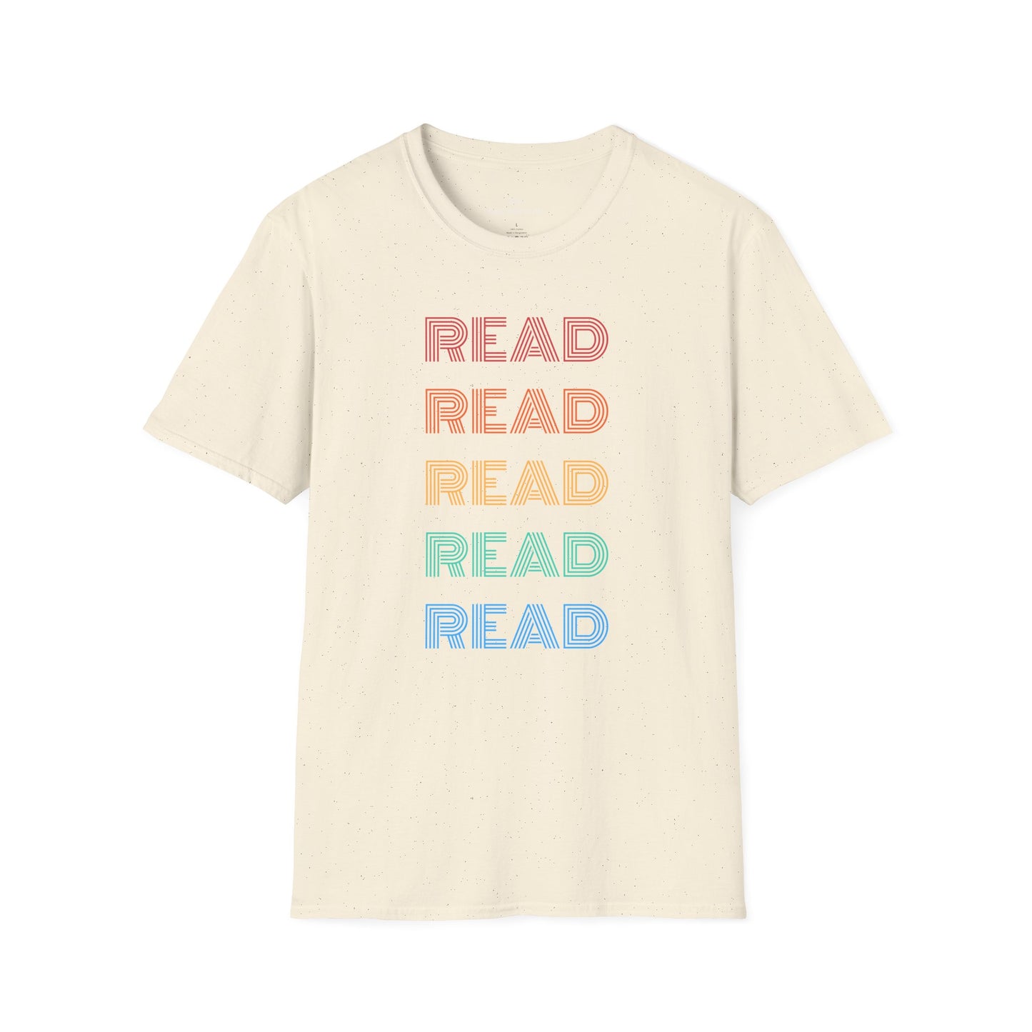 Rainbow READ T-Shirt | Book Lover Gift |  Rainbow Design