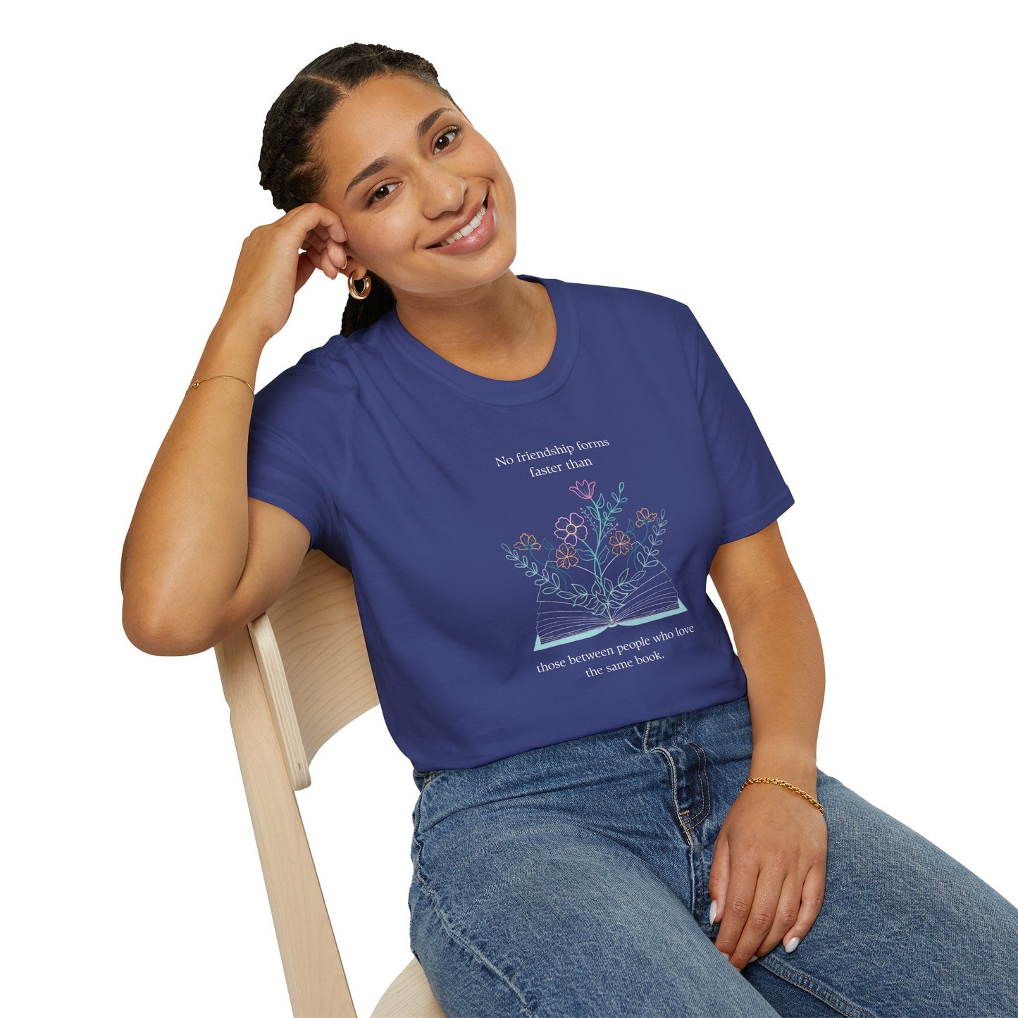 Bonded by Books Tee | Literary Friendship Tee | Gift for Readers