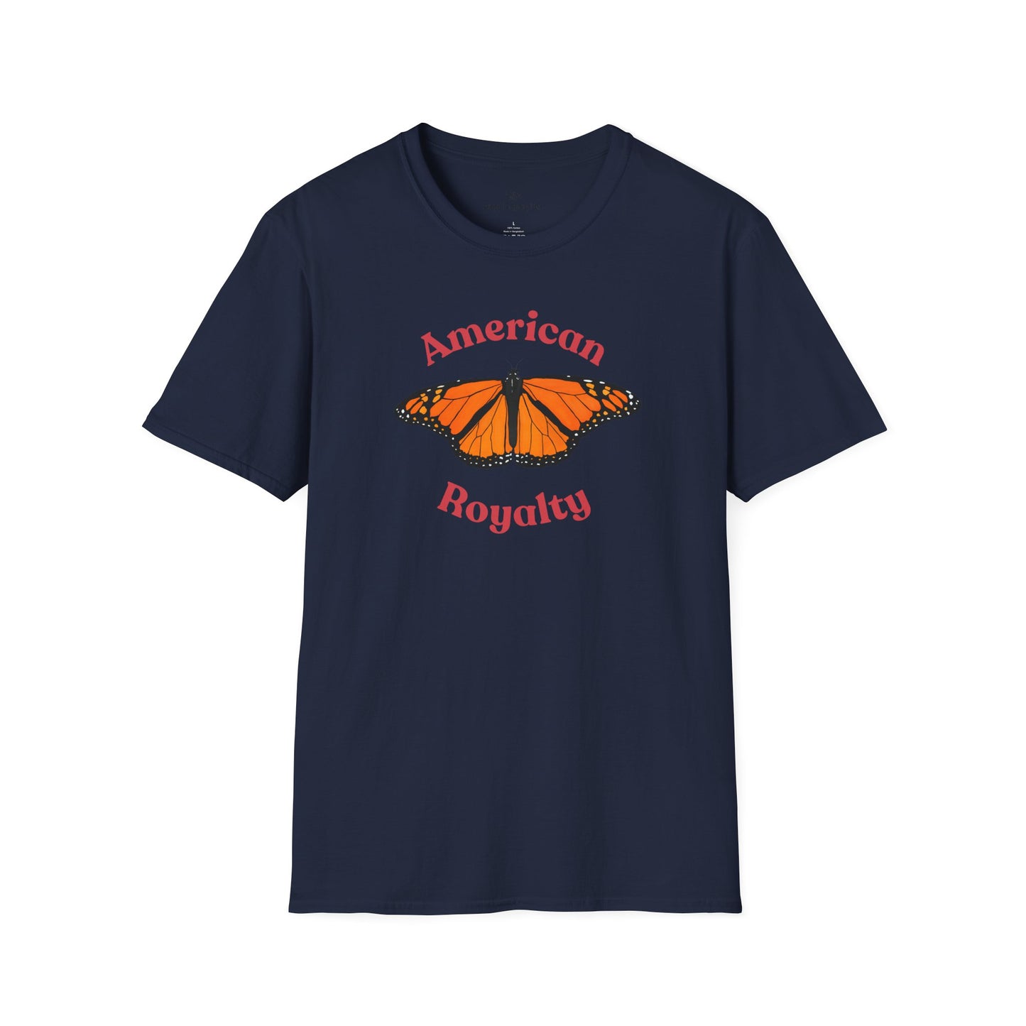 American Royalty Monarch Butterfly T-Shirt | No Kings Protest Tee | ACLU Donation
