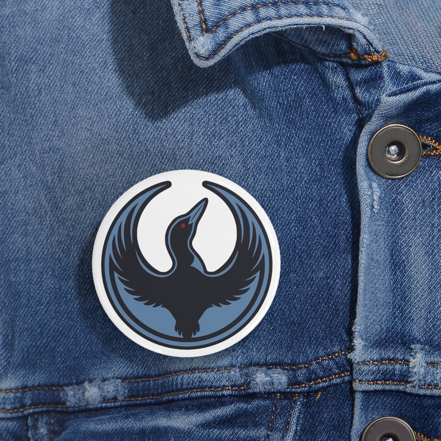 Minnesota Rebel Loon Enamel Pin | Resistance Symbol | Magnetic Backing | 100% Profits to ACLU MN & Second Harvest Heartland