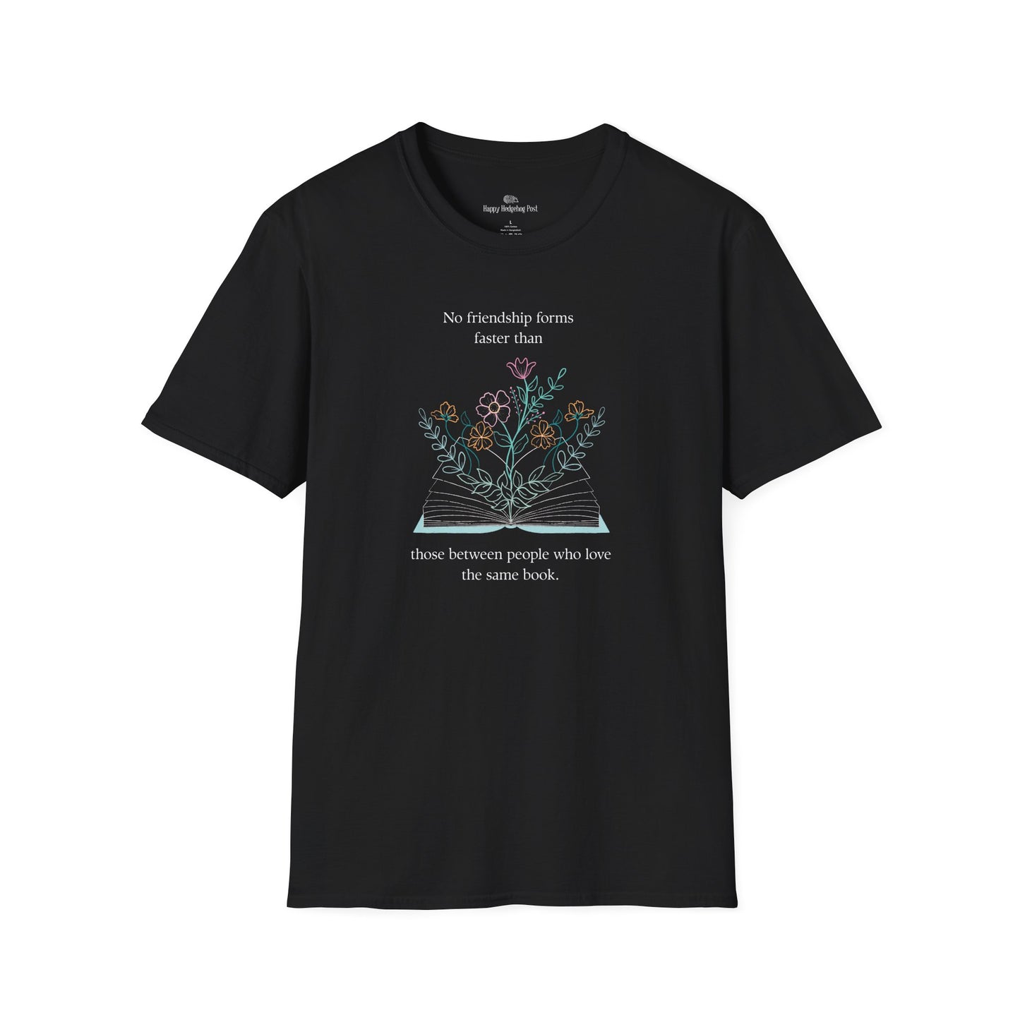 Bonded by Books Tee | Literary Friendship Tee | Gift for Readers