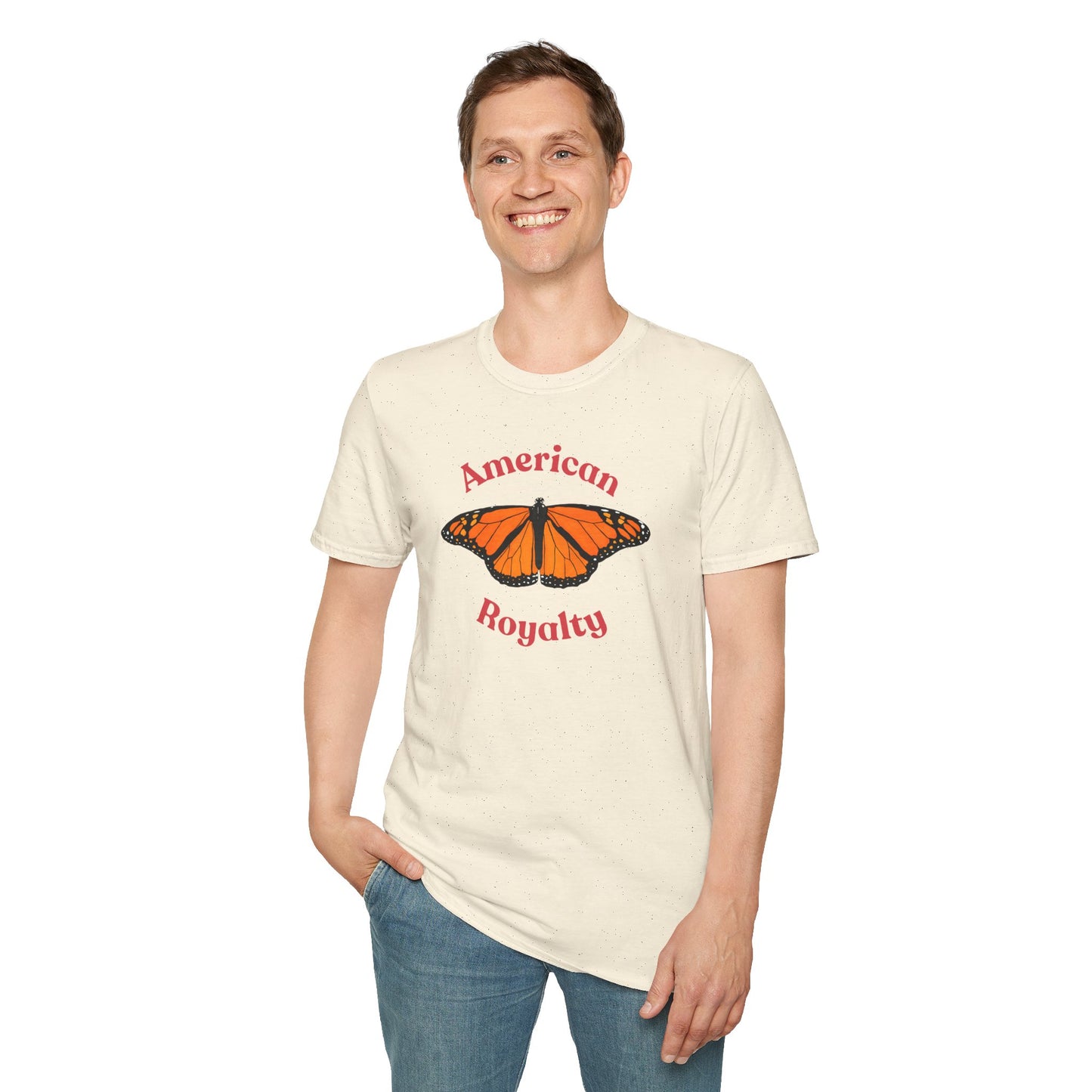 American Royalty Monarch Butterfly T-Shirt | No Kings Protest Tee | ACLU Donation