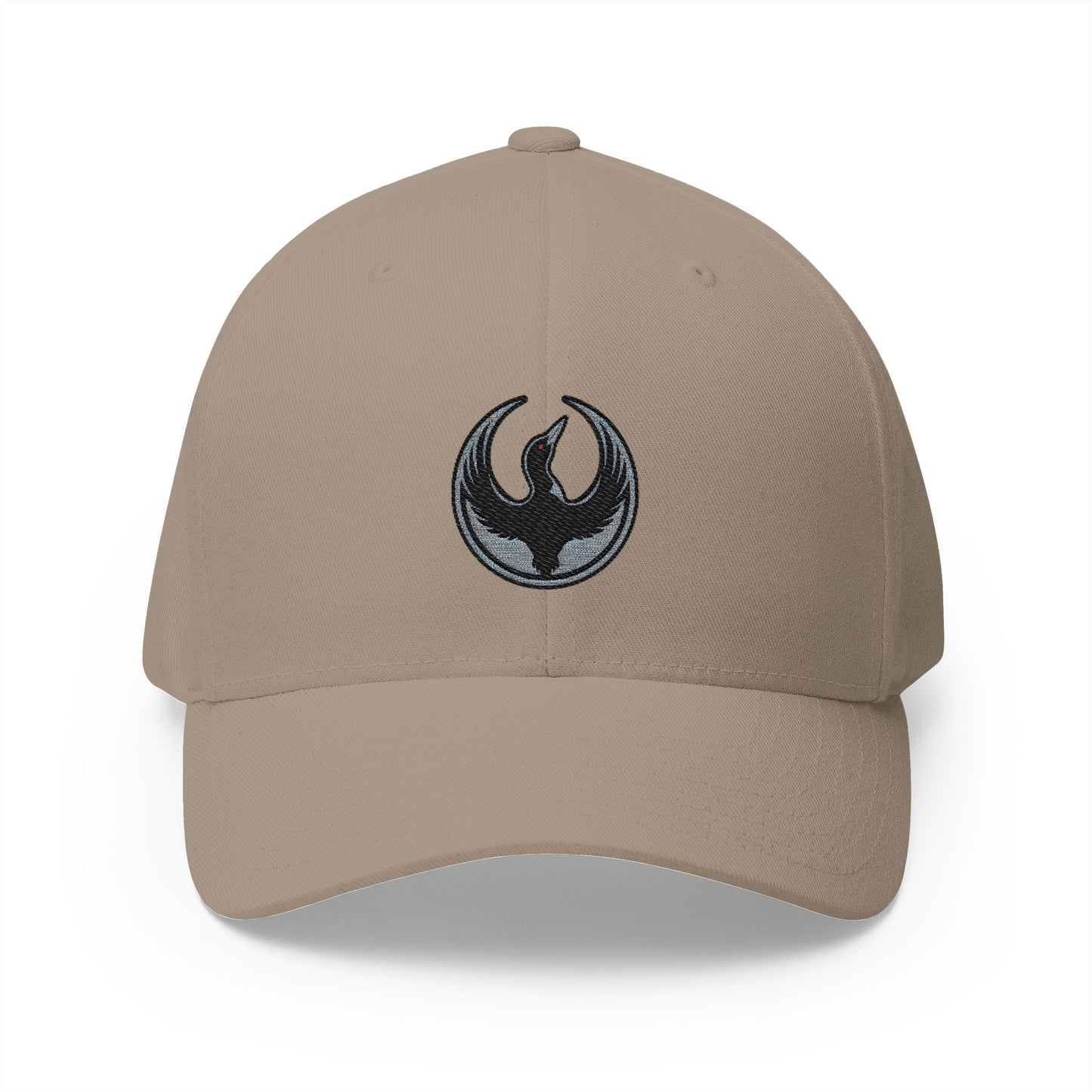 Minnesota Rebel Loon Structured Cap | Embroidered Resistance Symbol Baseball Hat | Fitted Stretch Band | 100% Profits to ACLU MN & Second Harvest Heartland