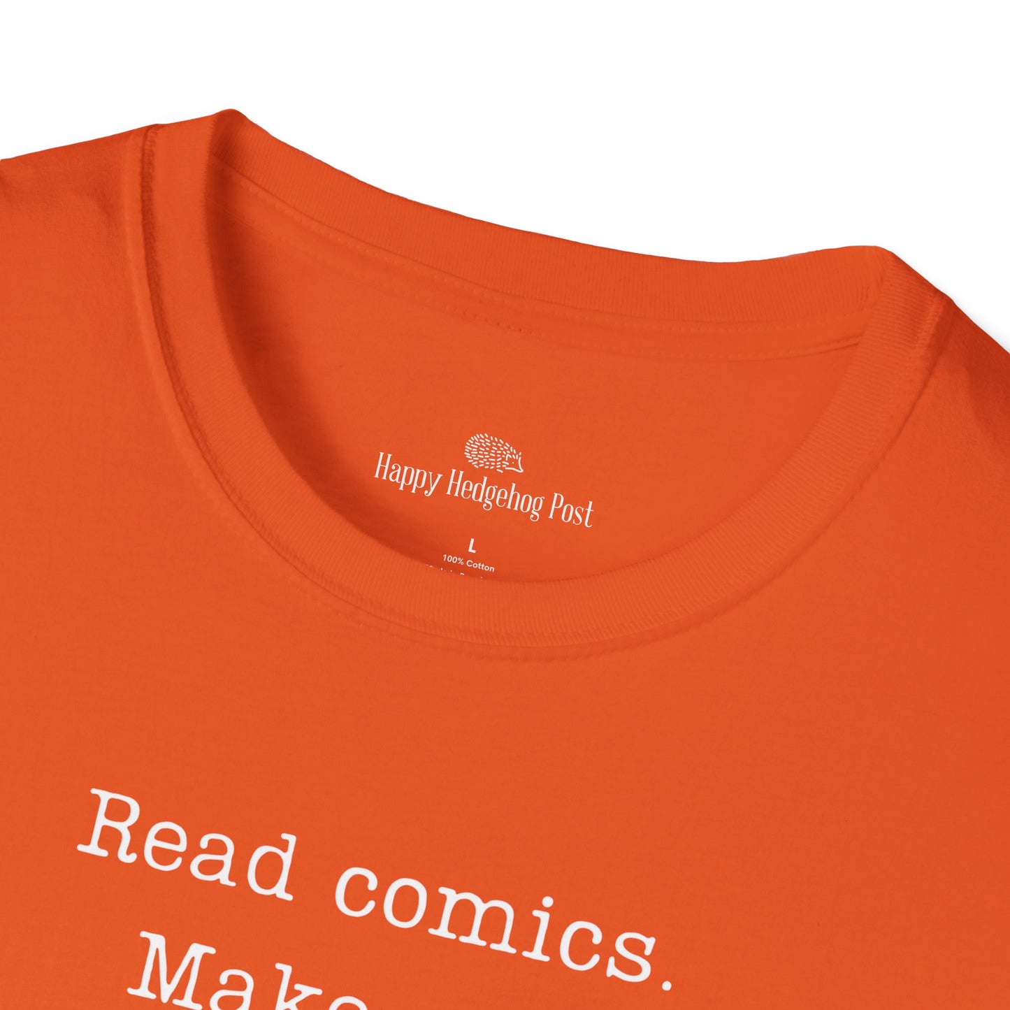 Read Comics Fight Fascism T-Shirt | Anti-Fascist Activist Tee | Comic Book Resistance | ACLU Donation