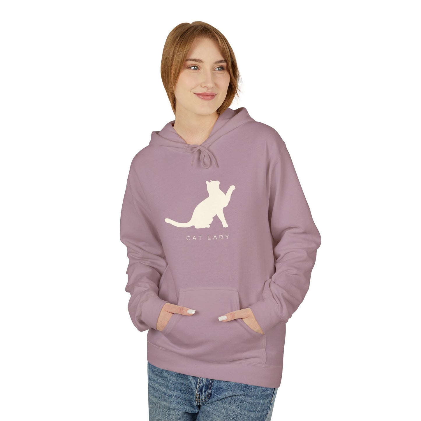 Cat Lady Fleece Hoodie