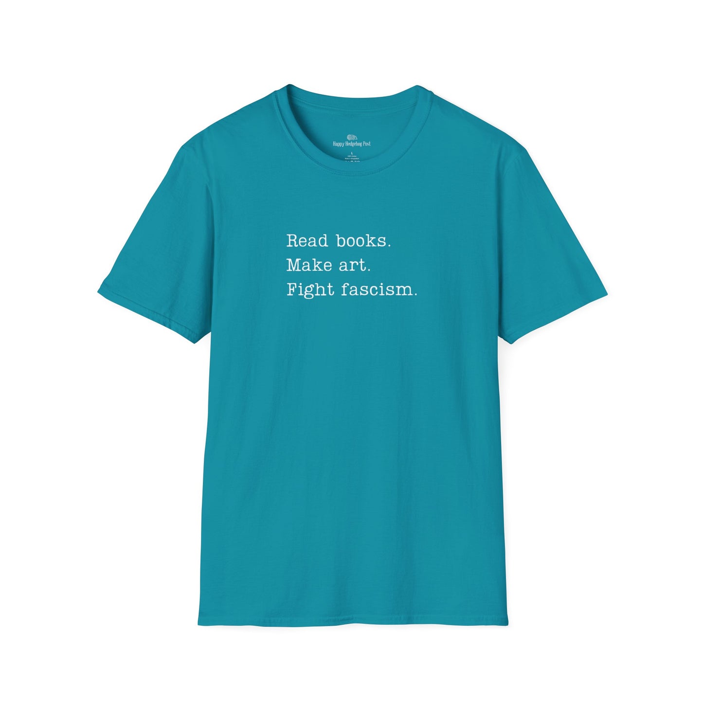 Read Books, Fight Fascism Activist Tee Shirt