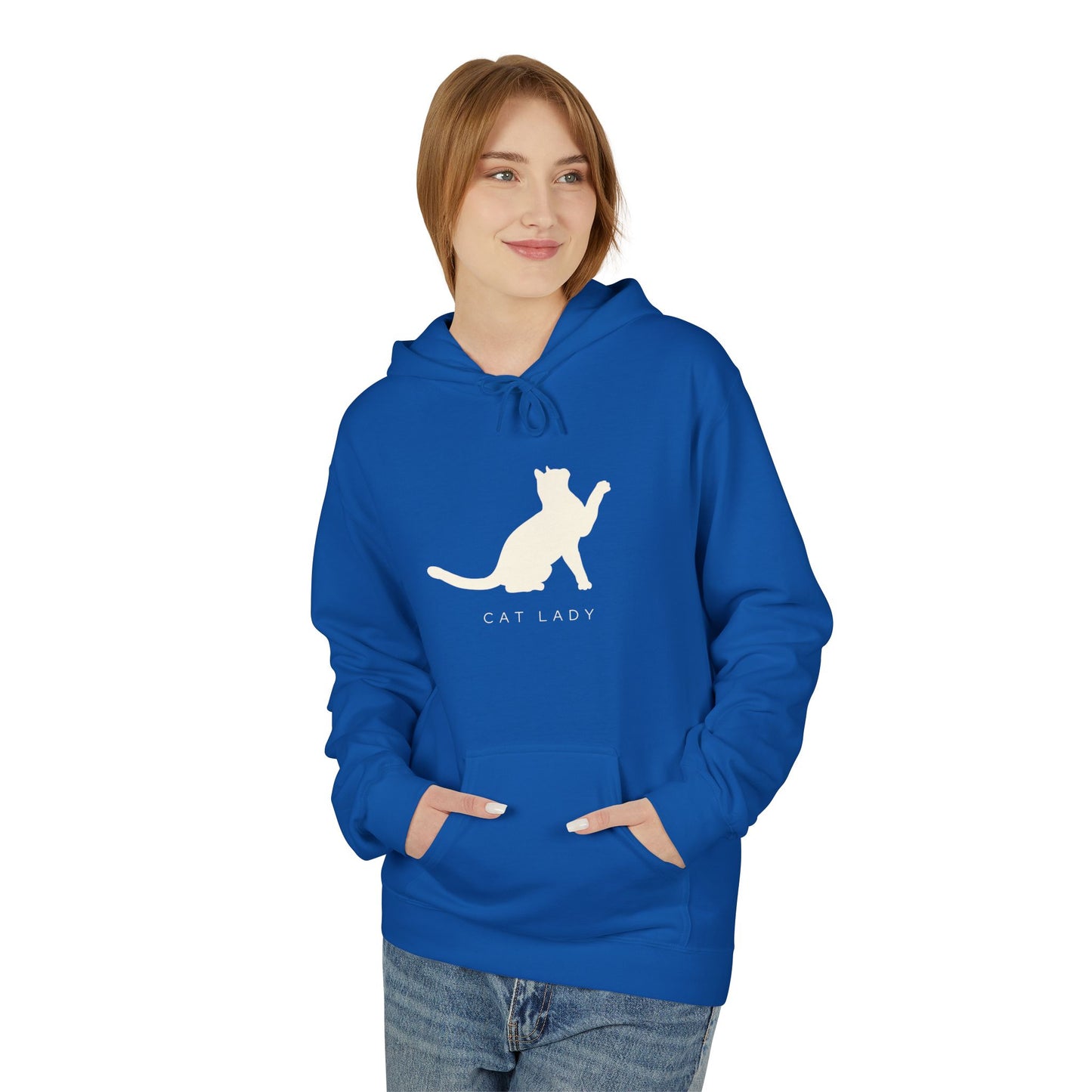 Cat Lady Fleece Hoodie
