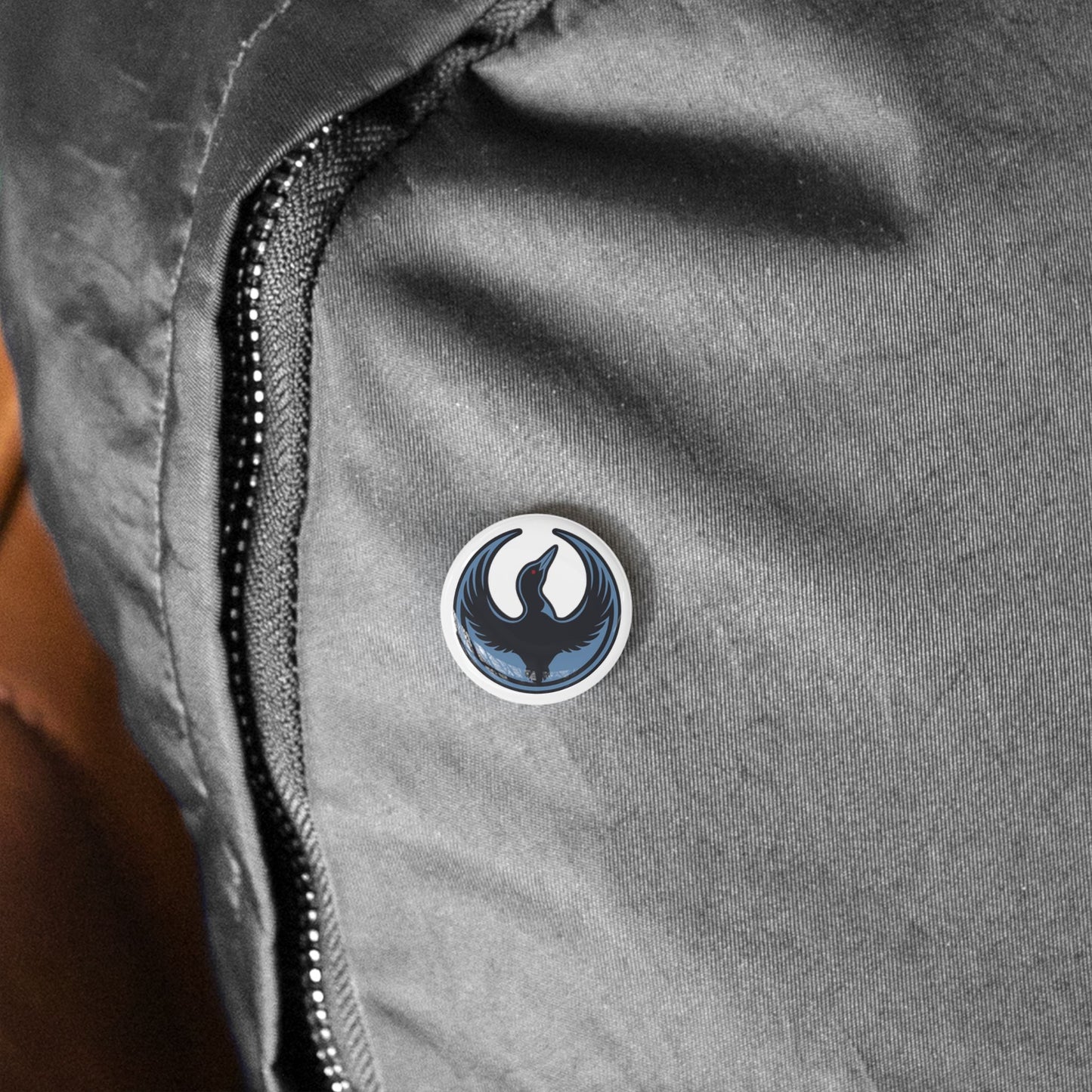 Minnesota Rebel Loon Enamel Pin | Resistance Symbol | Magnetic Backing | 100% Profits to ACLU MN & Second Harvest Heartland