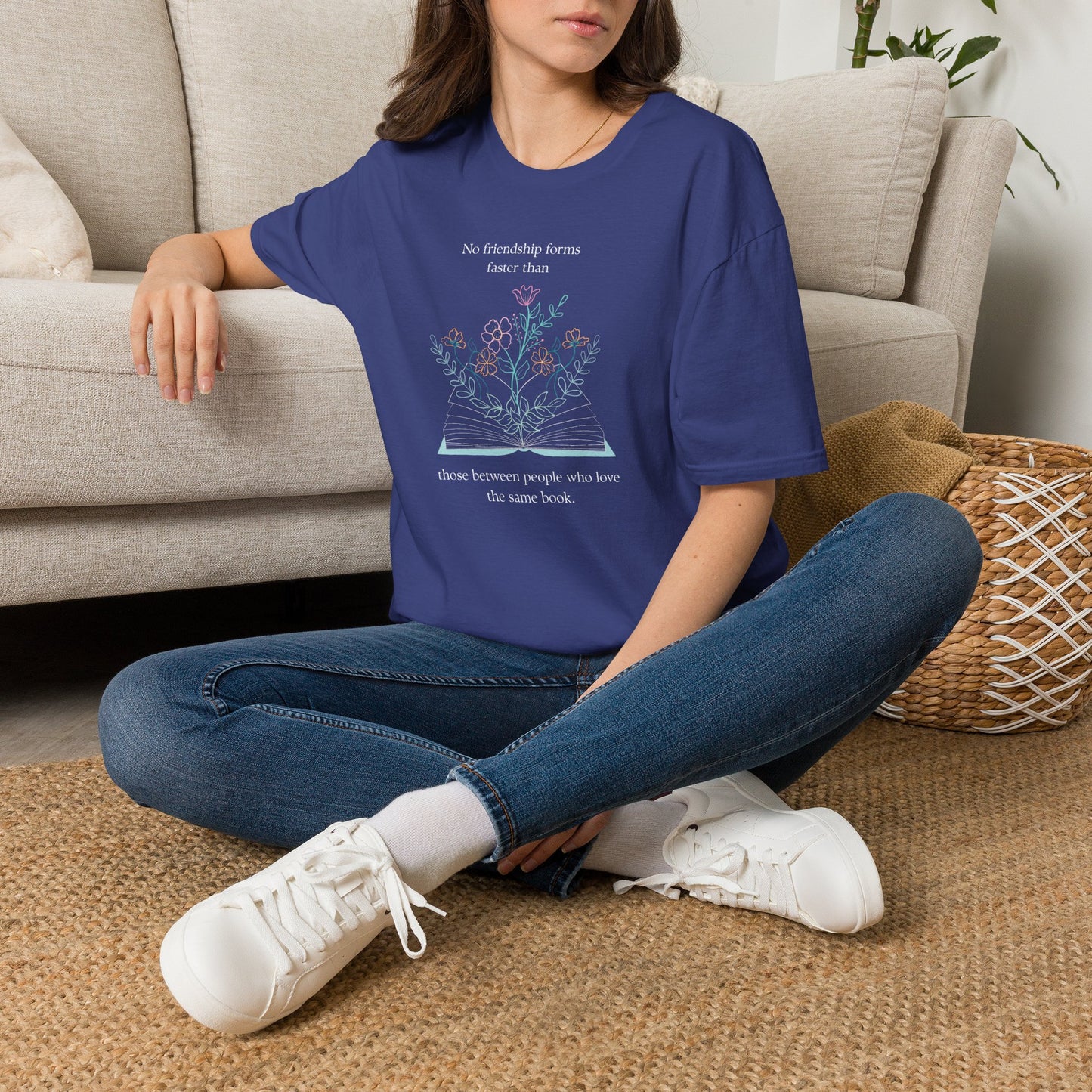 Bonded by Books Tee | Literary Friendship Tee | Gift for Readers