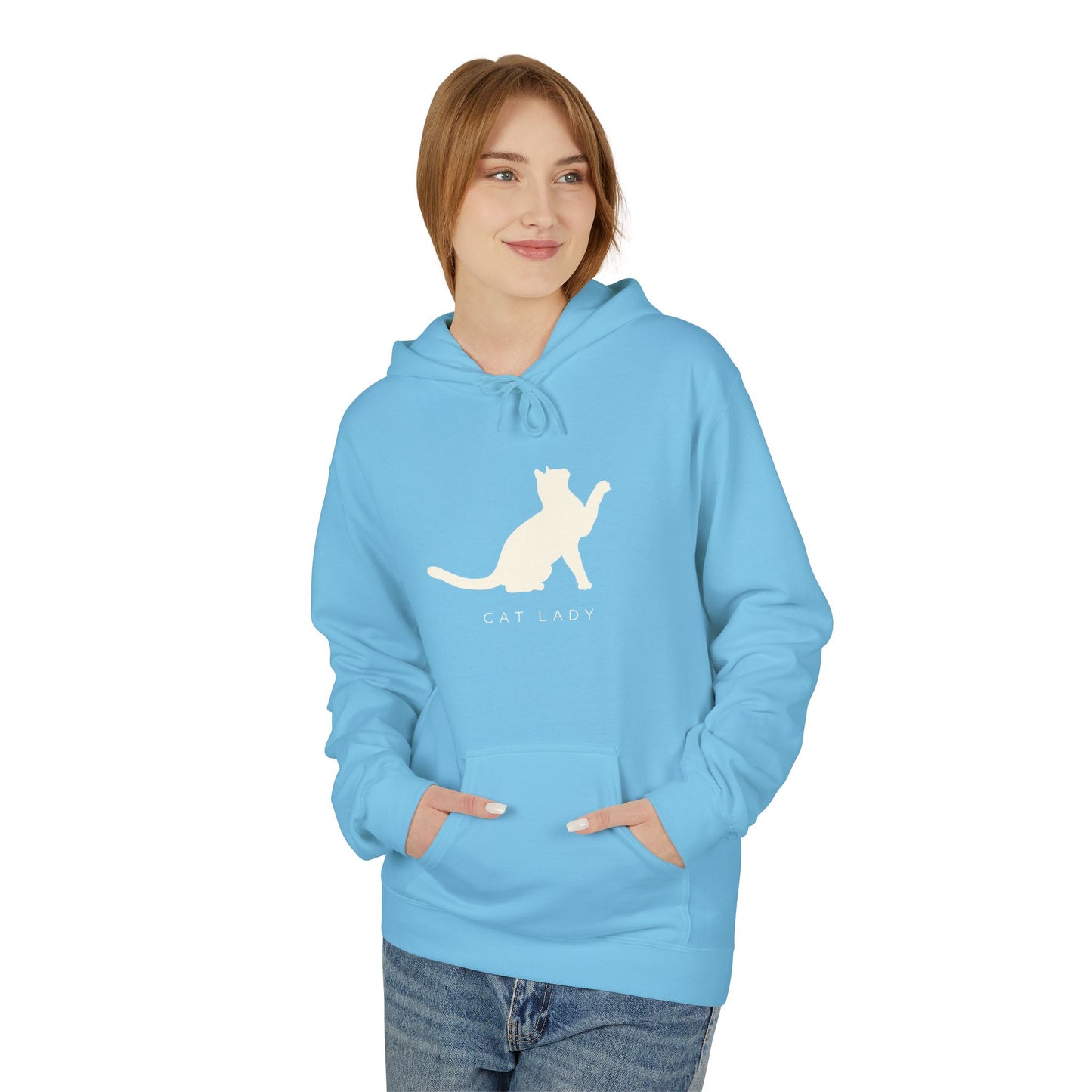 Cat Lady Fleece Hoodie