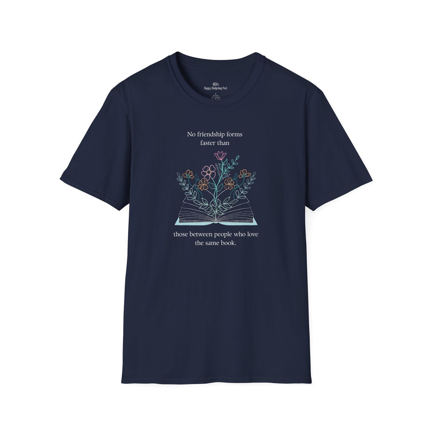 Bonded by Books Tee | Literary Friendship Tee | Gift for Readers