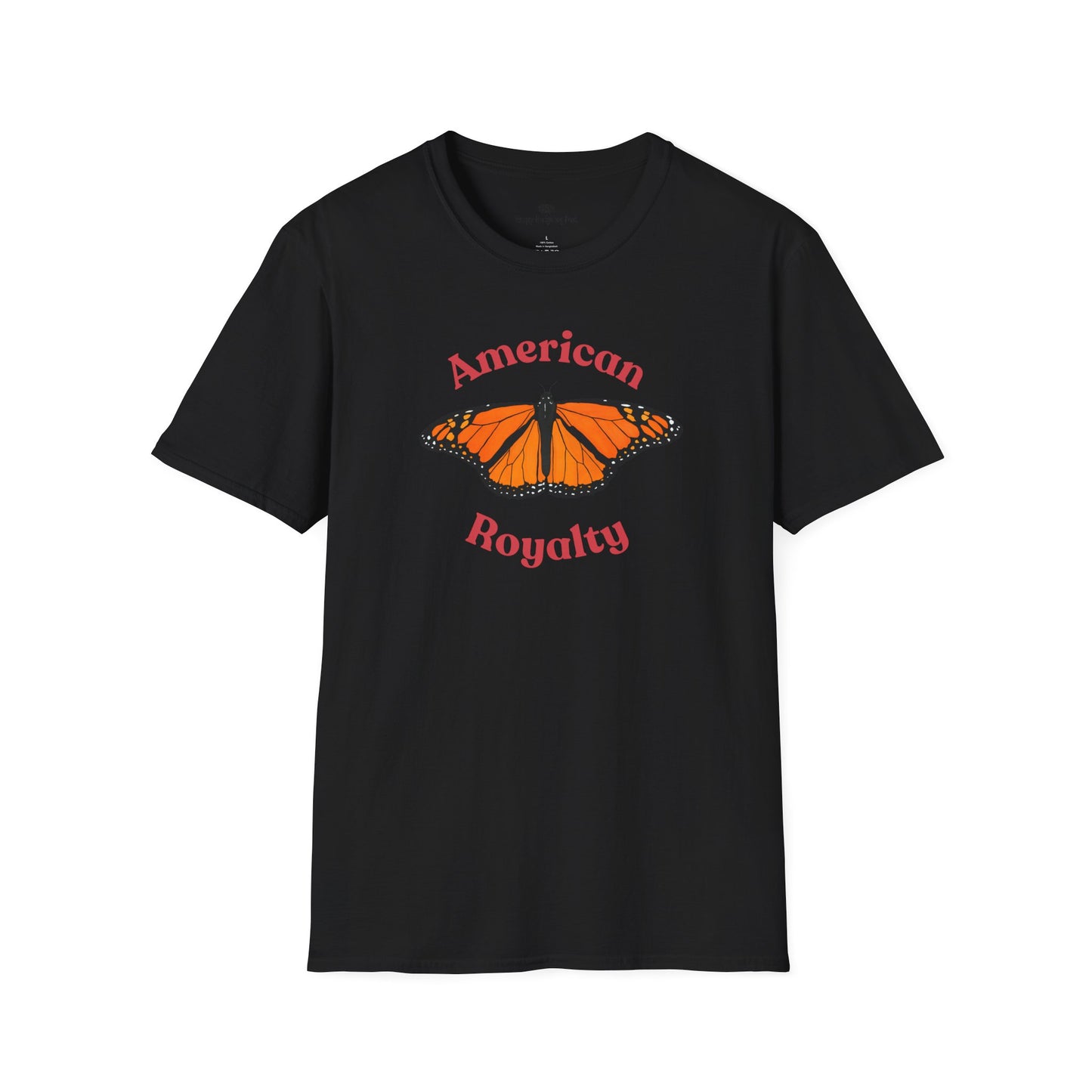 American Royalty Monarch Butterfly T-Shirt | No Kings Protest Tee | ACLU Donation