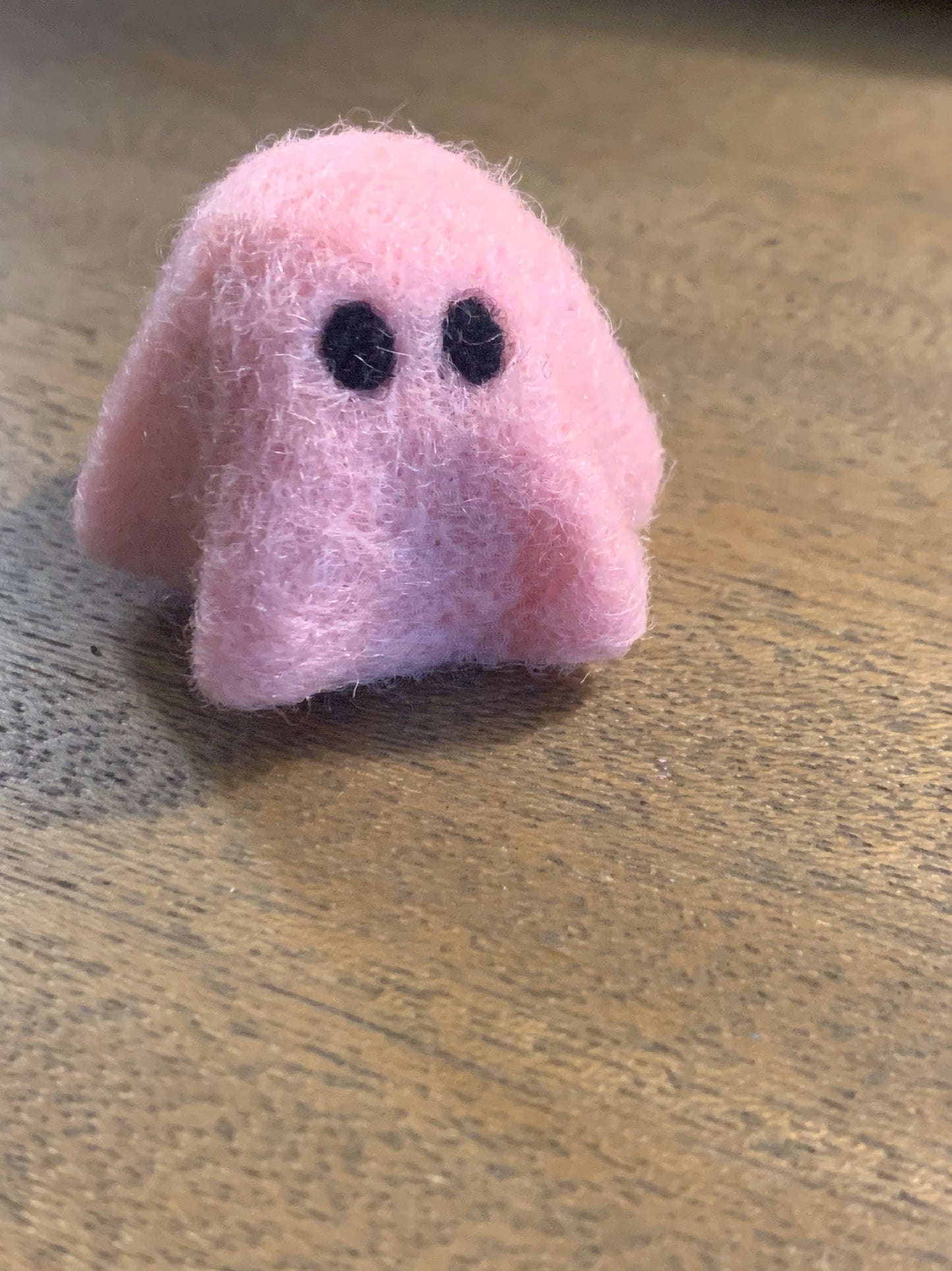 Felted Lil Pink Sheet Ghost