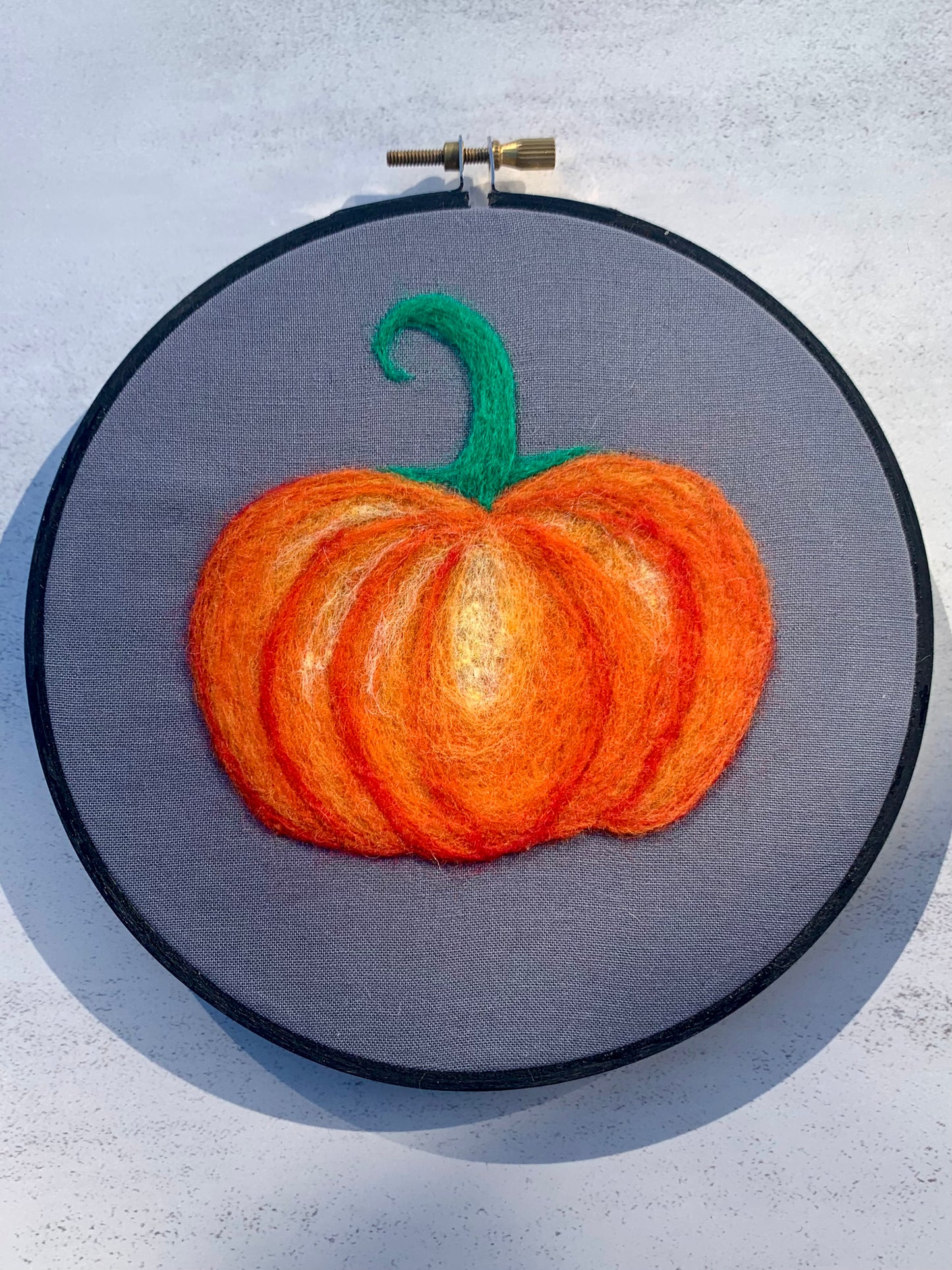 Pumpkin Wool Painting