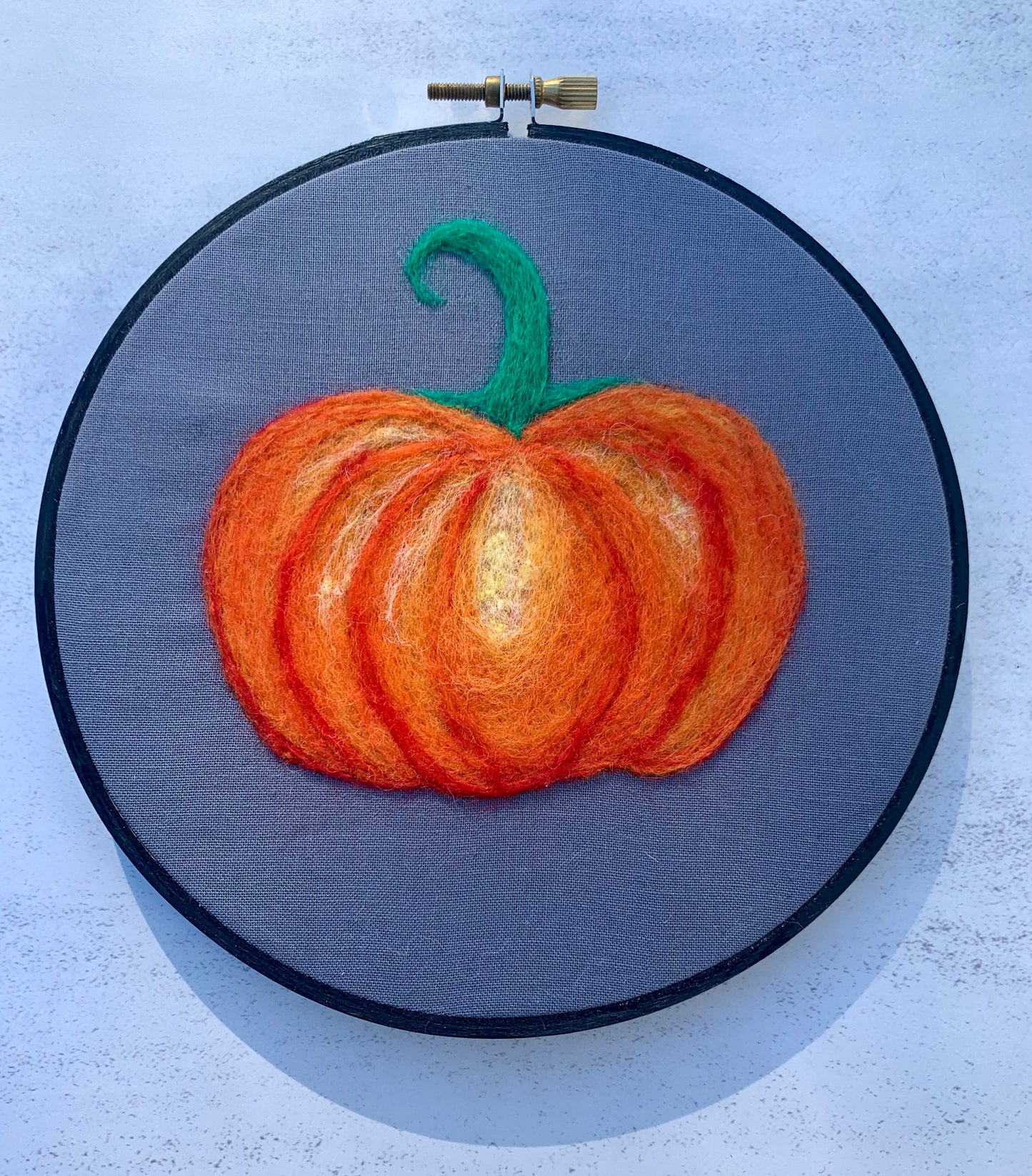 Pumpkin Wool Painting