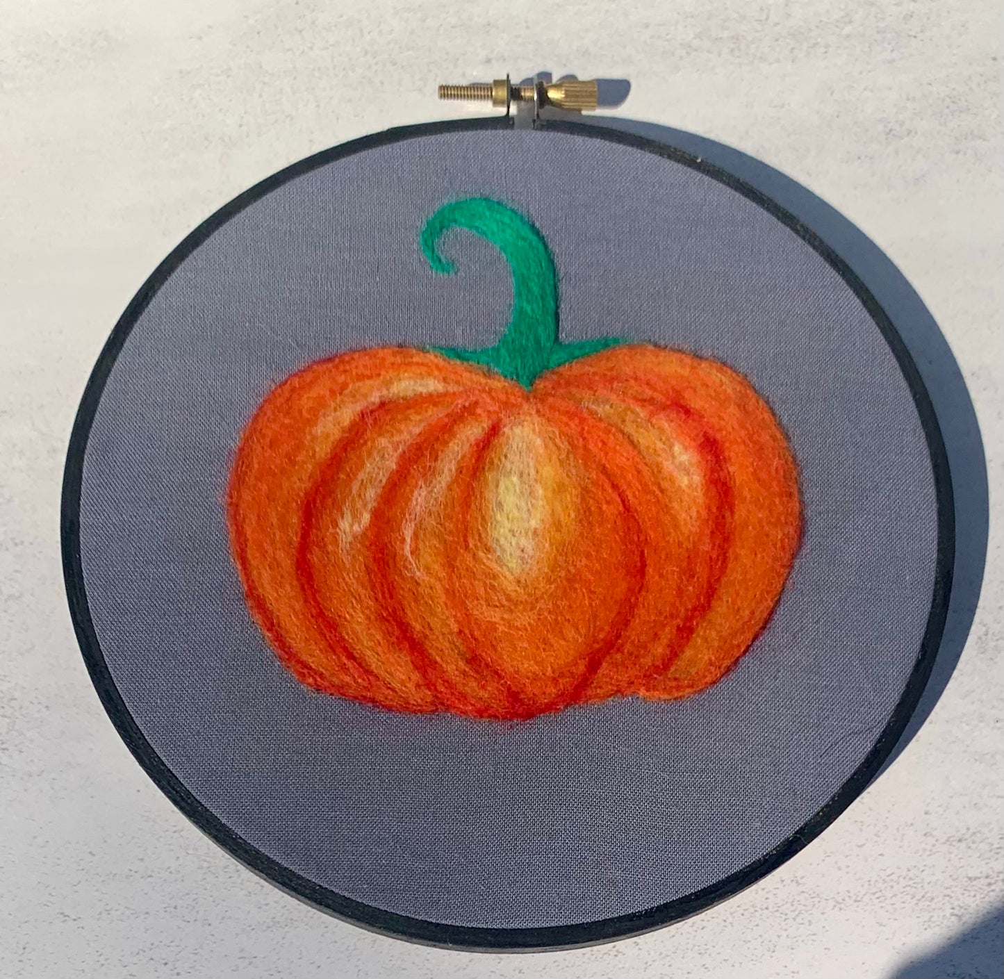 Pumpkin Wool Painting