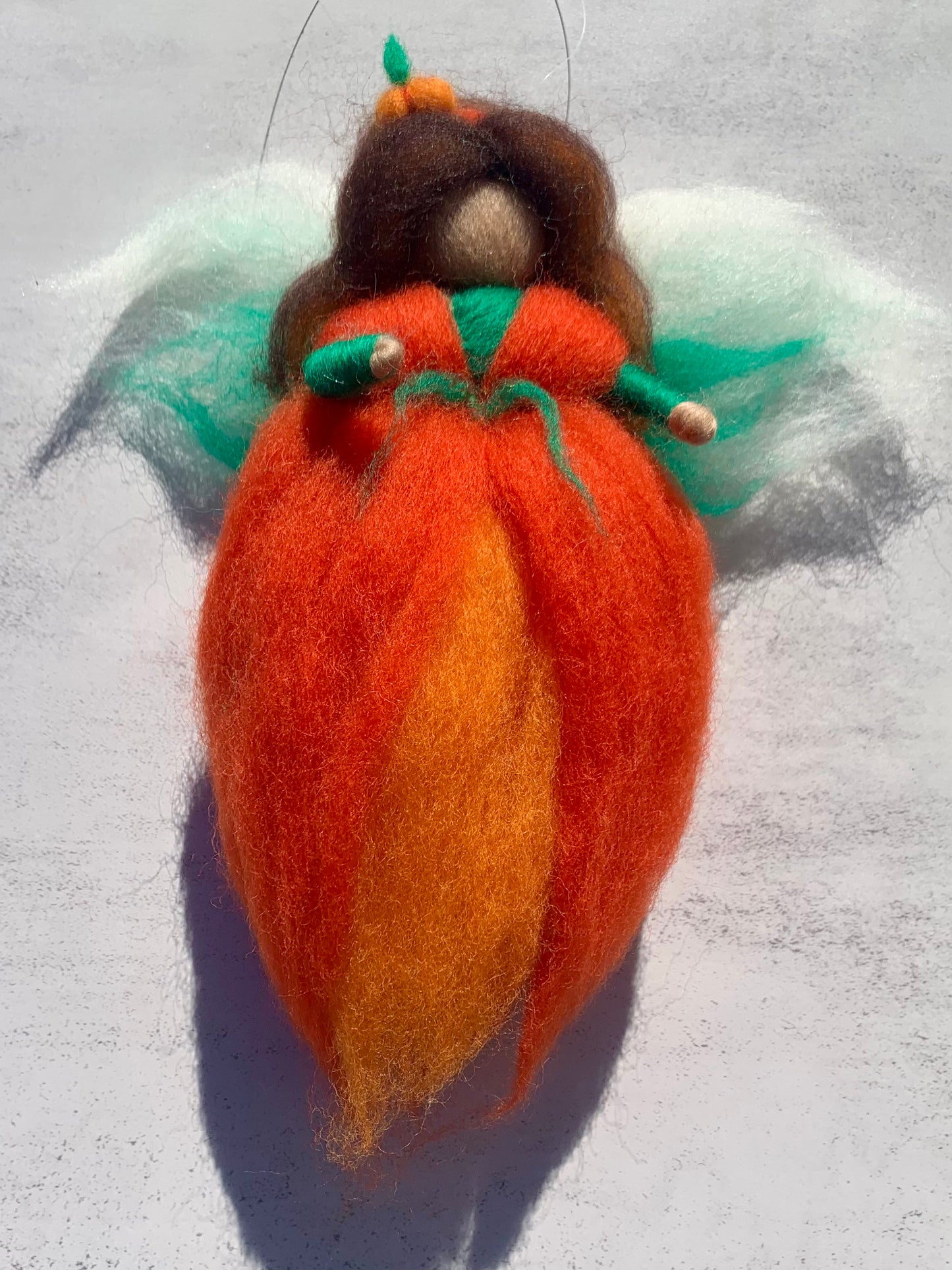 Pumpkin Wool Fairy