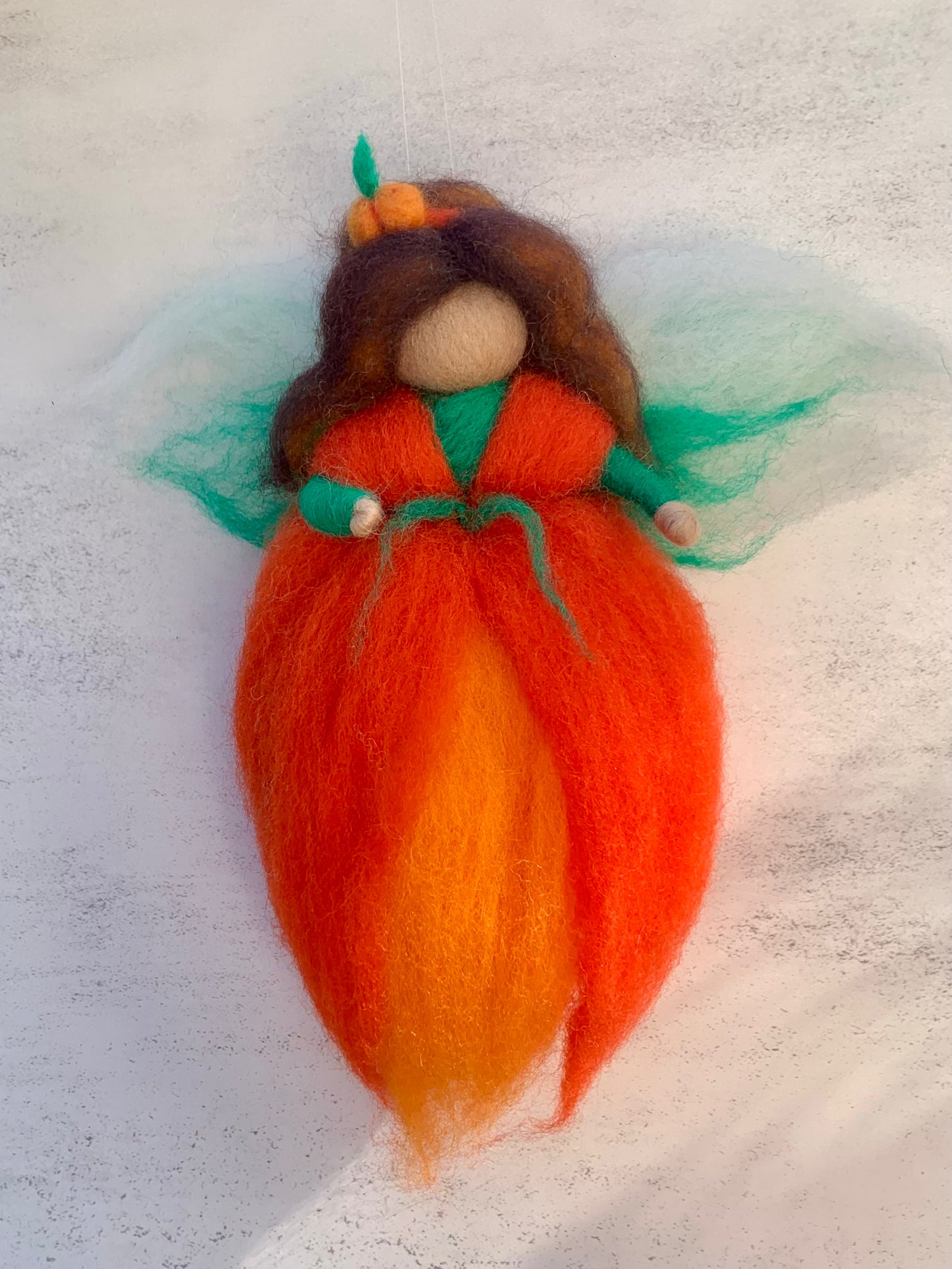 Pumpkin Wool Fairy