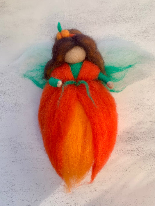 Pumpkin Wool Fairy