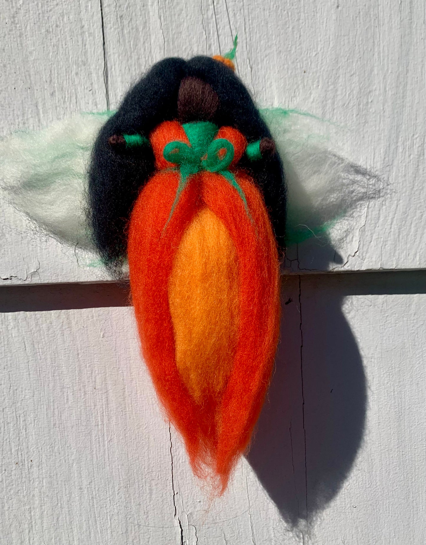 Black Pumpkin Wool Fairy